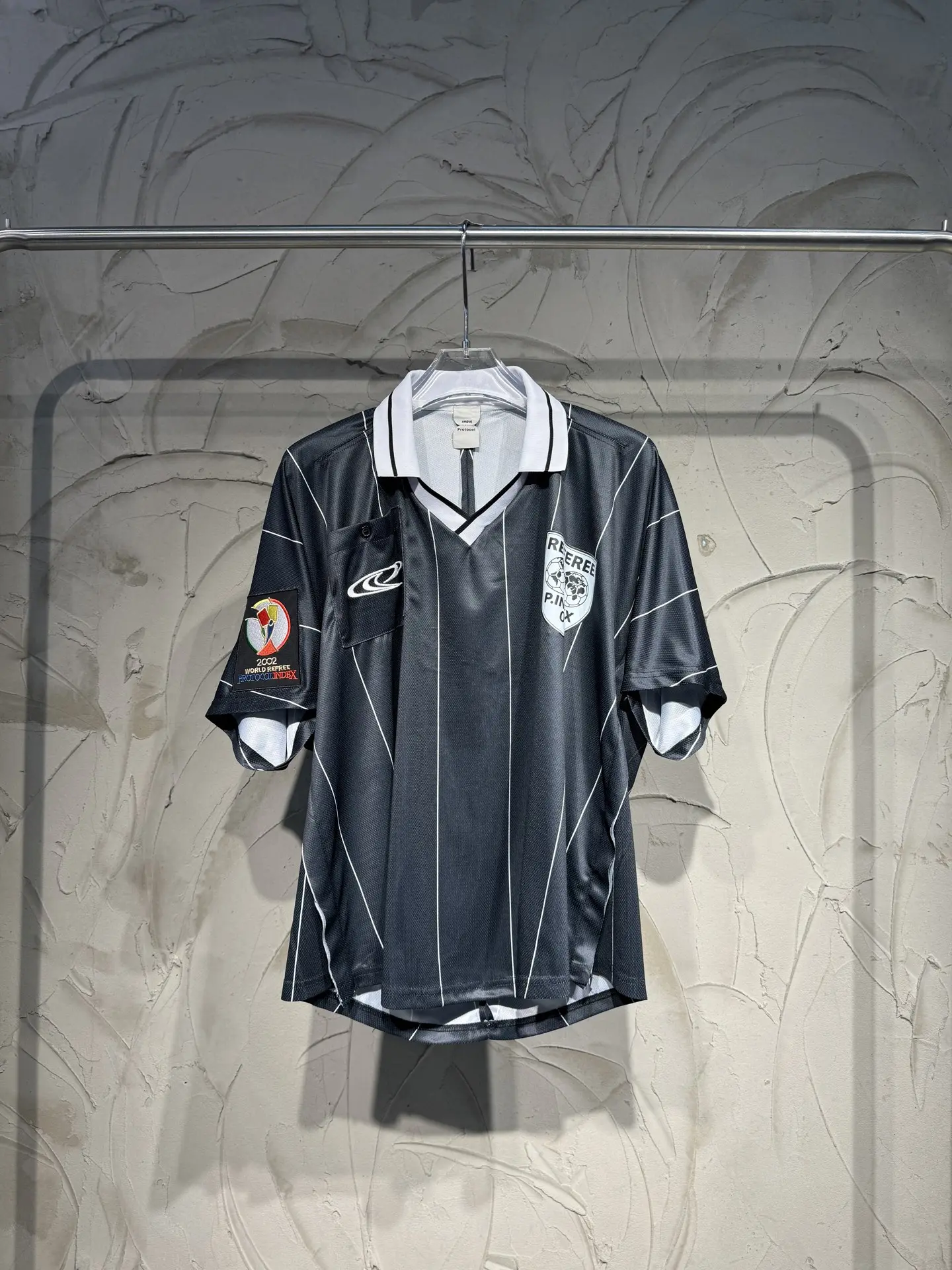 Vintage-Style Striped Referee Jersey D14524338