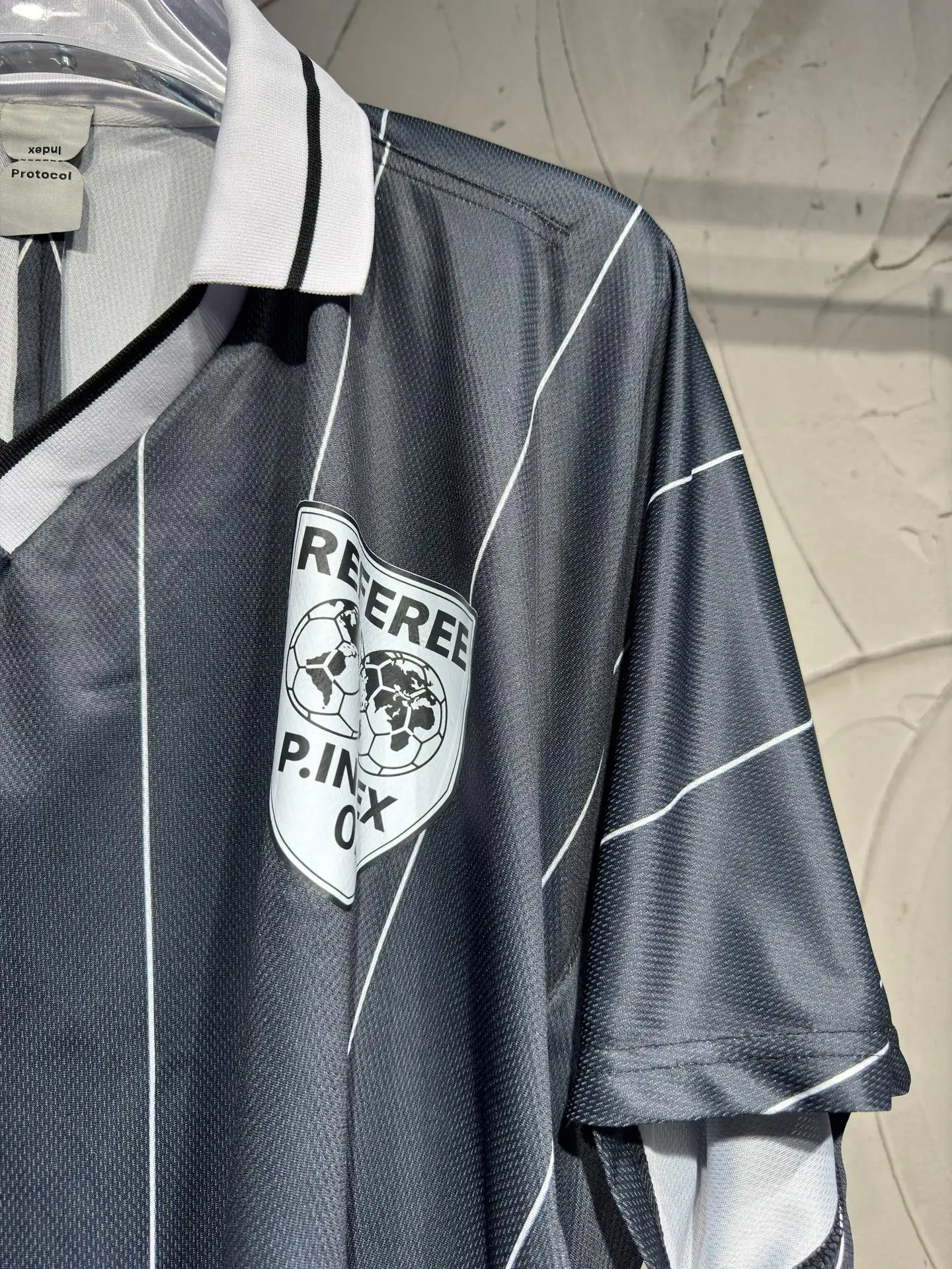 Vintage-Style Striped Referee Jersey D14524338 — view 4