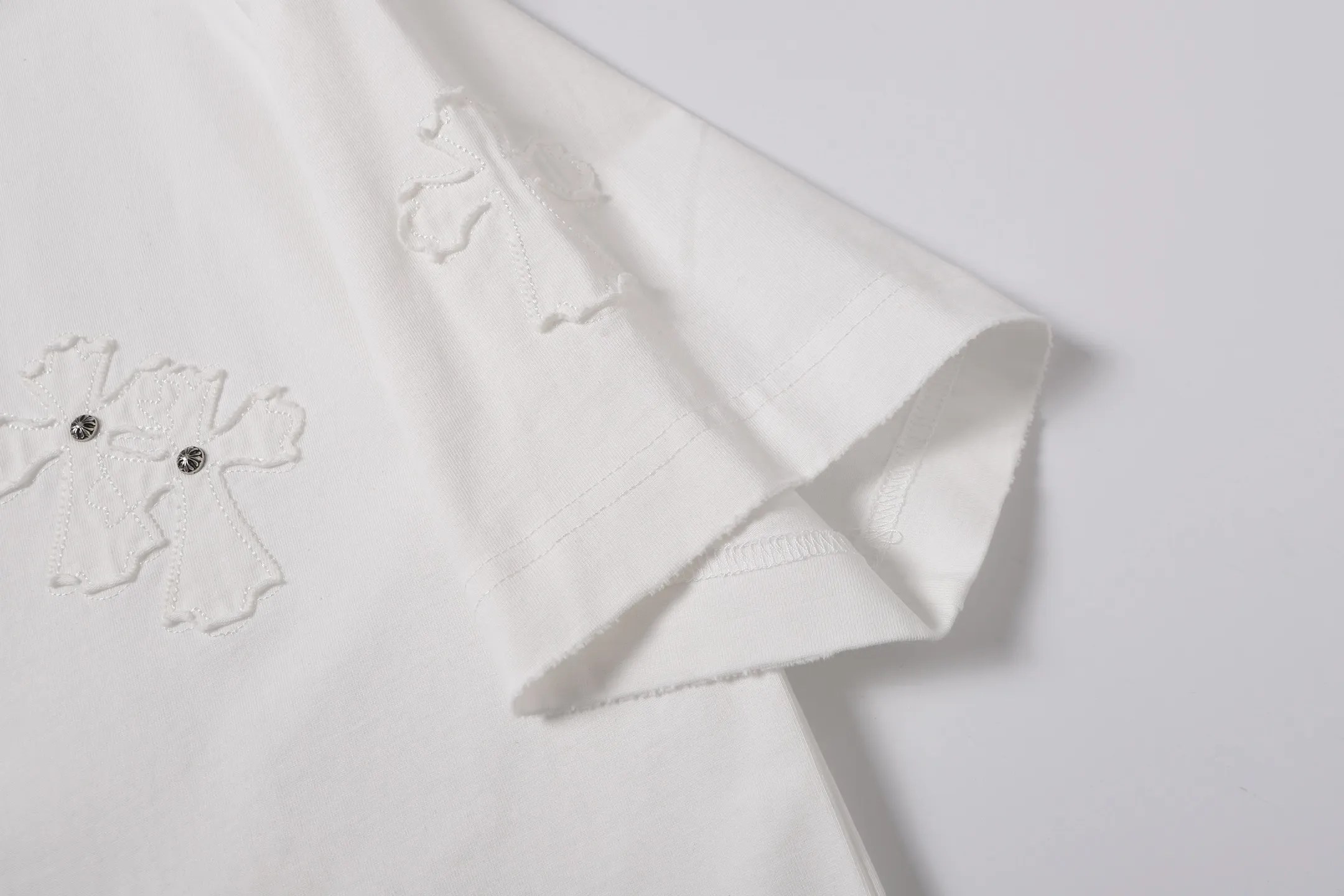 Appliqué Patch Oversized Cotton T-Shirt D14515583 — view 5