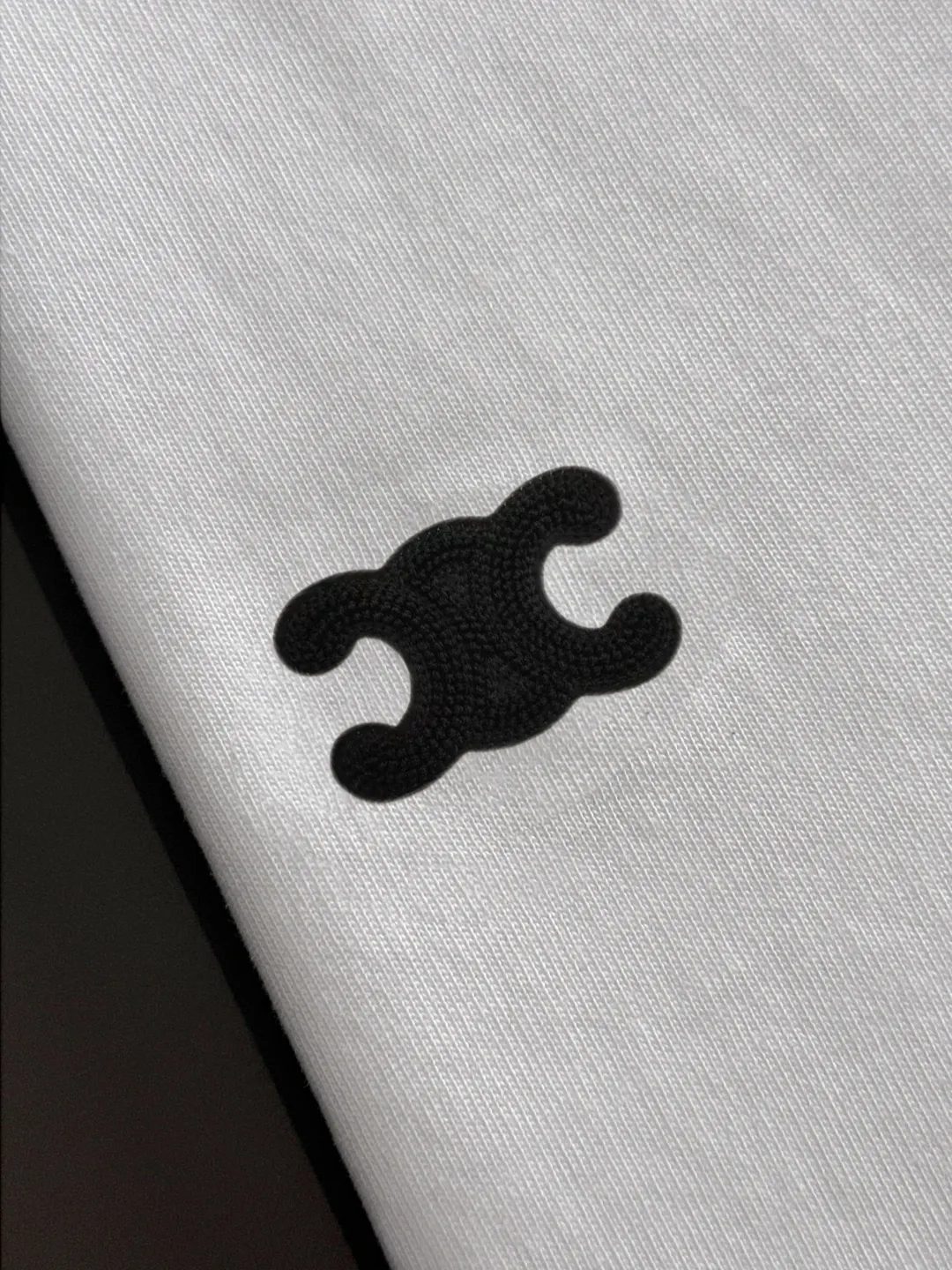 Triomphe Logo Patch Cotton T-Shirt D14514519 — view 4