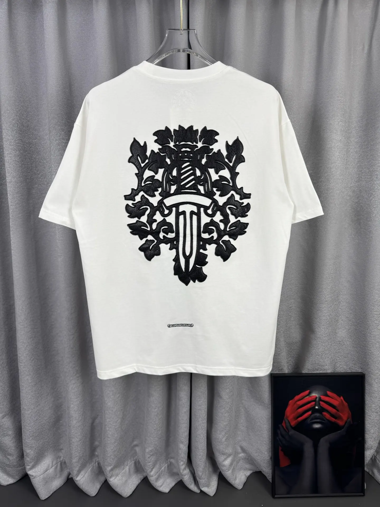 Chrome Hearts Leather Patch Logo T-Shirt D14519541 — view 3