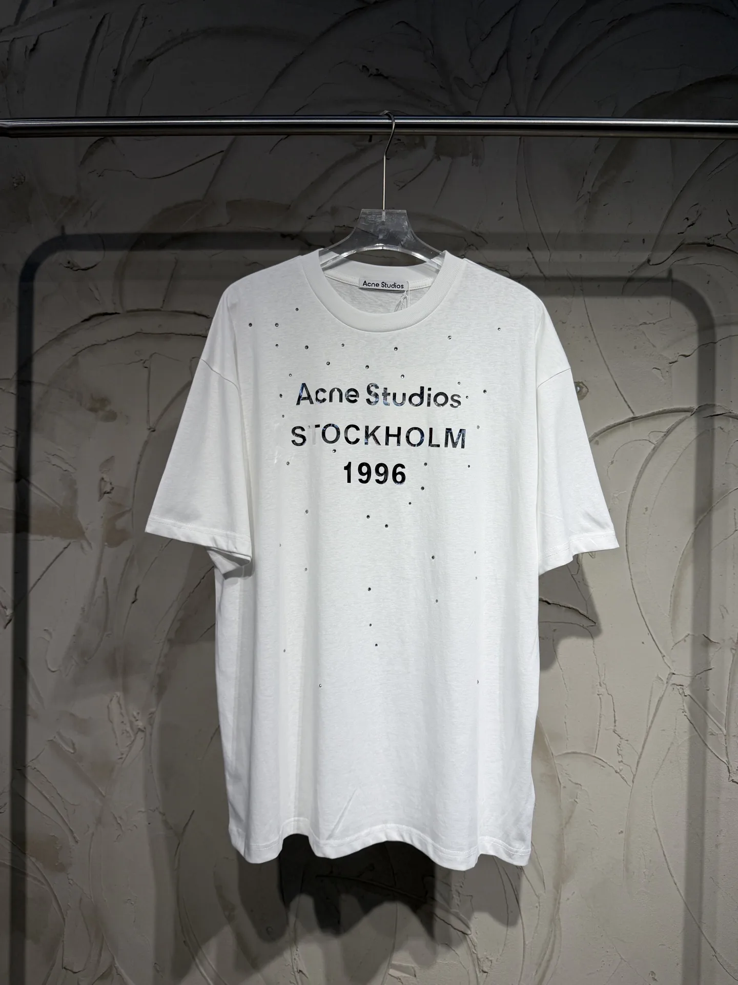 1996 Rhinestone Logo Oversized T-Shirt D15024353