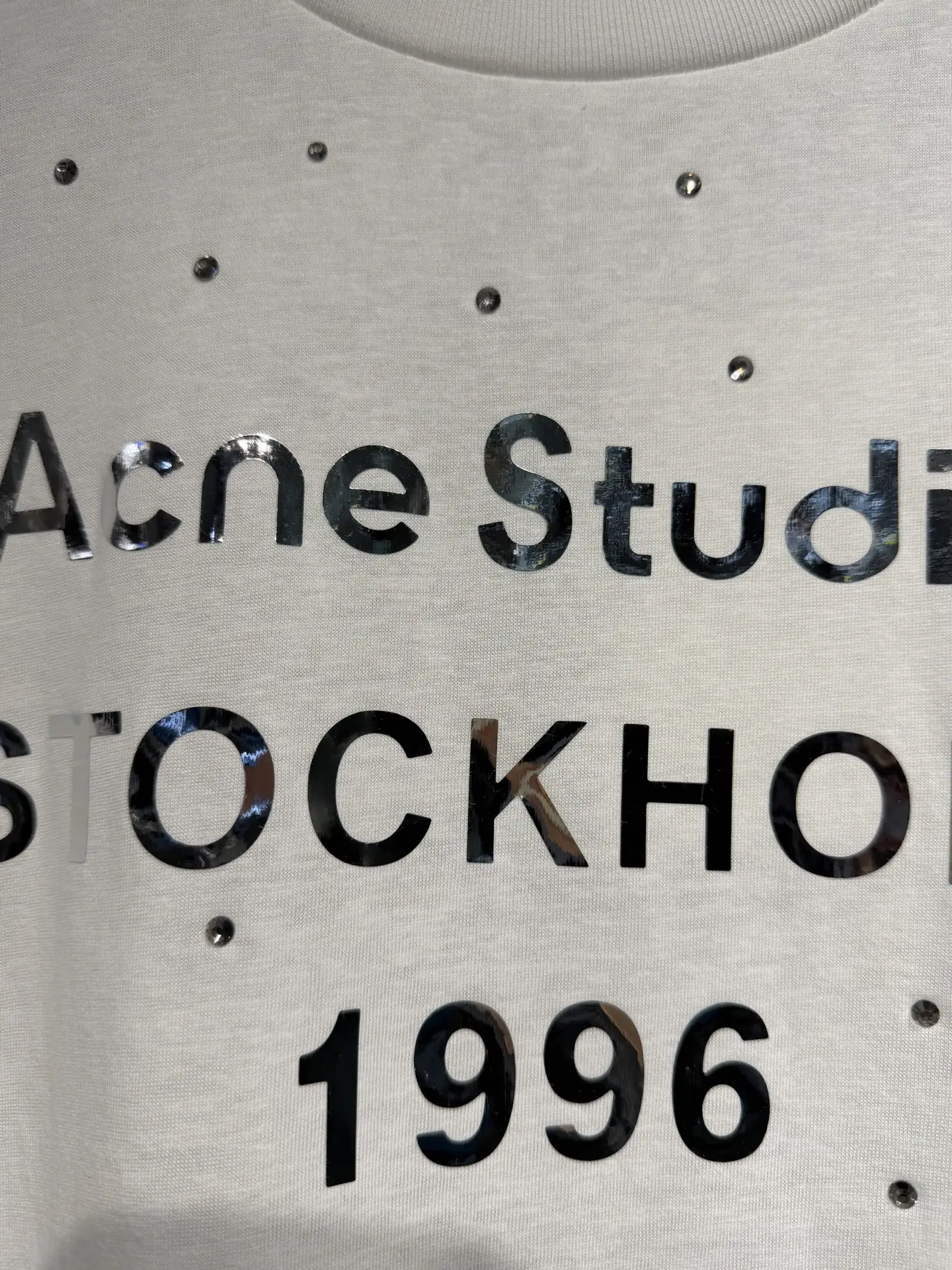 1996 Rhinestone Logo Oversized T-Shirt D15024353 — view 7