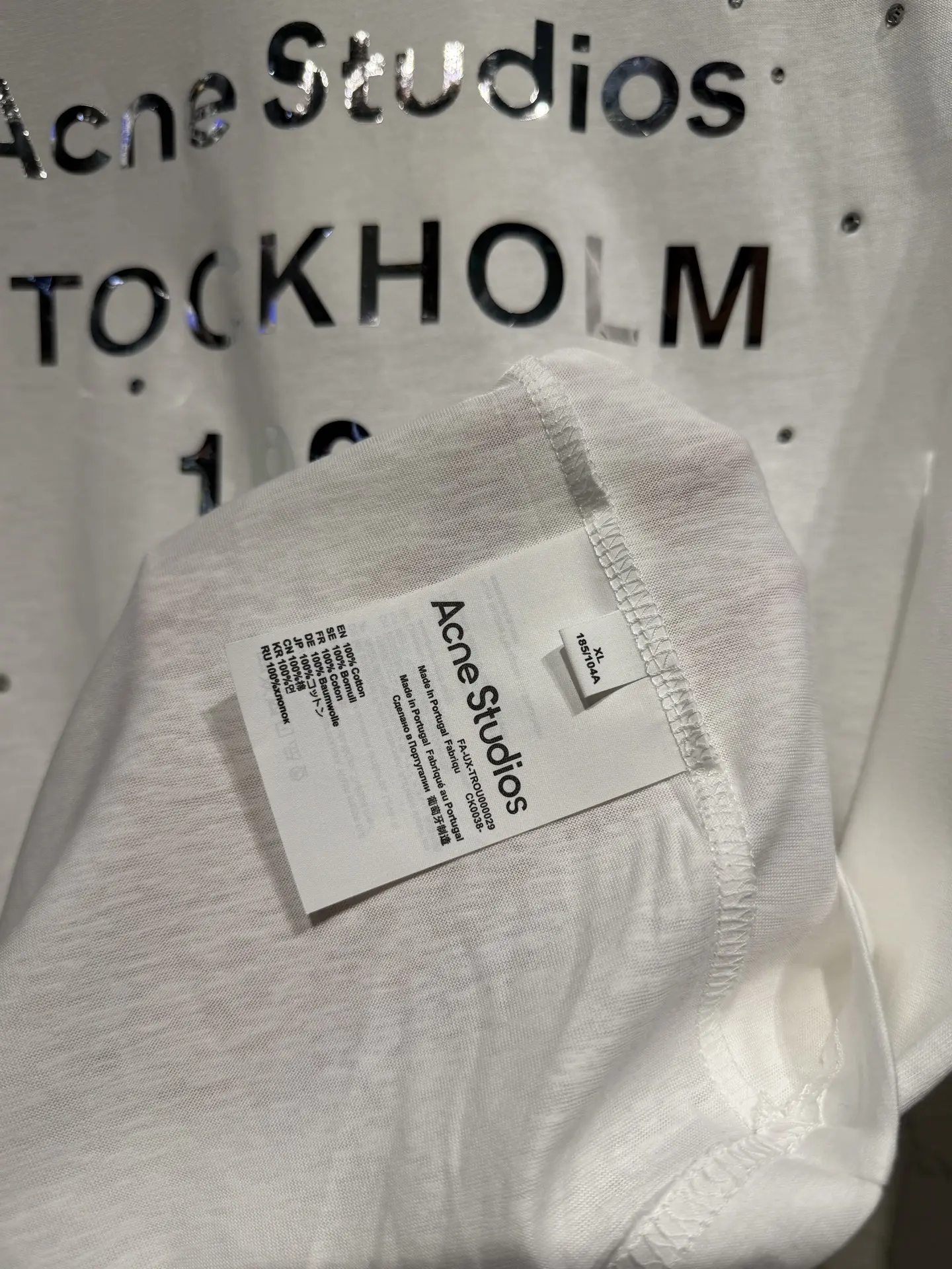 1996 Rhinestone Logo Oversized T-Shirt D15024353 — view 9