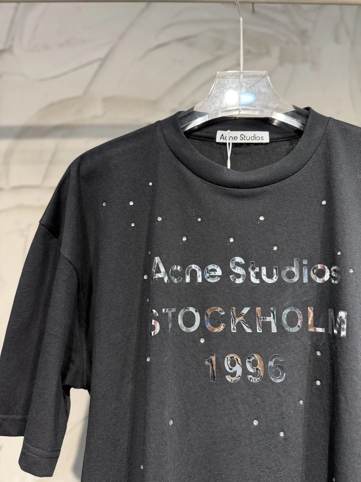 1996 Rhinestone-Embellished Oversized T-Shirt D15024354 — view 4