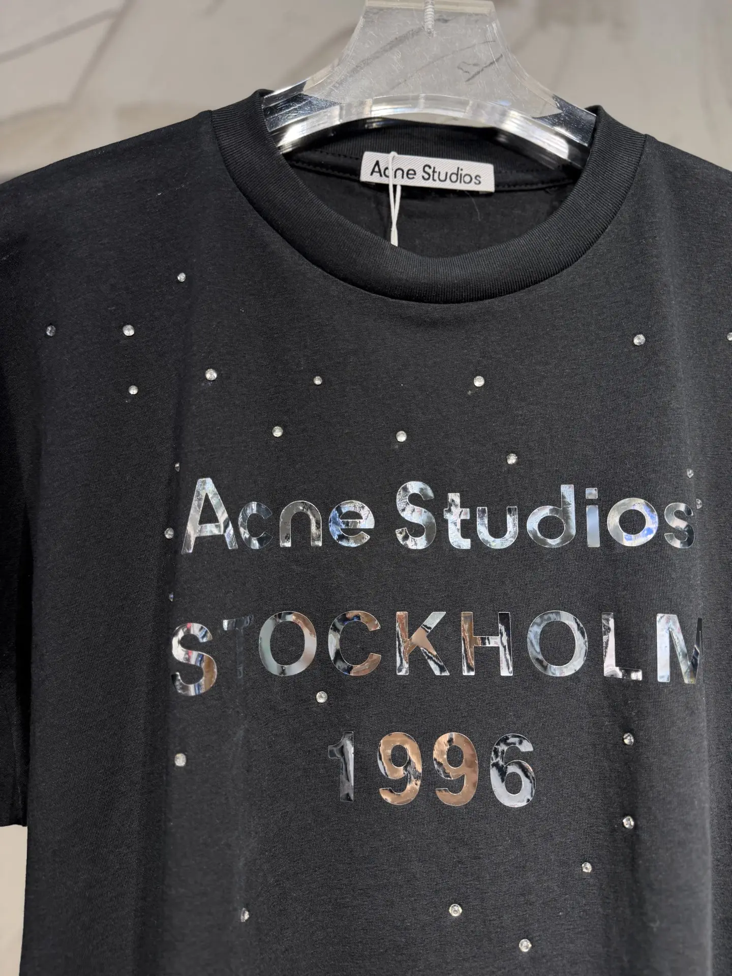 1996 Rhinestone-Embellished Oversized T-Shirt D15024354 — view 5
