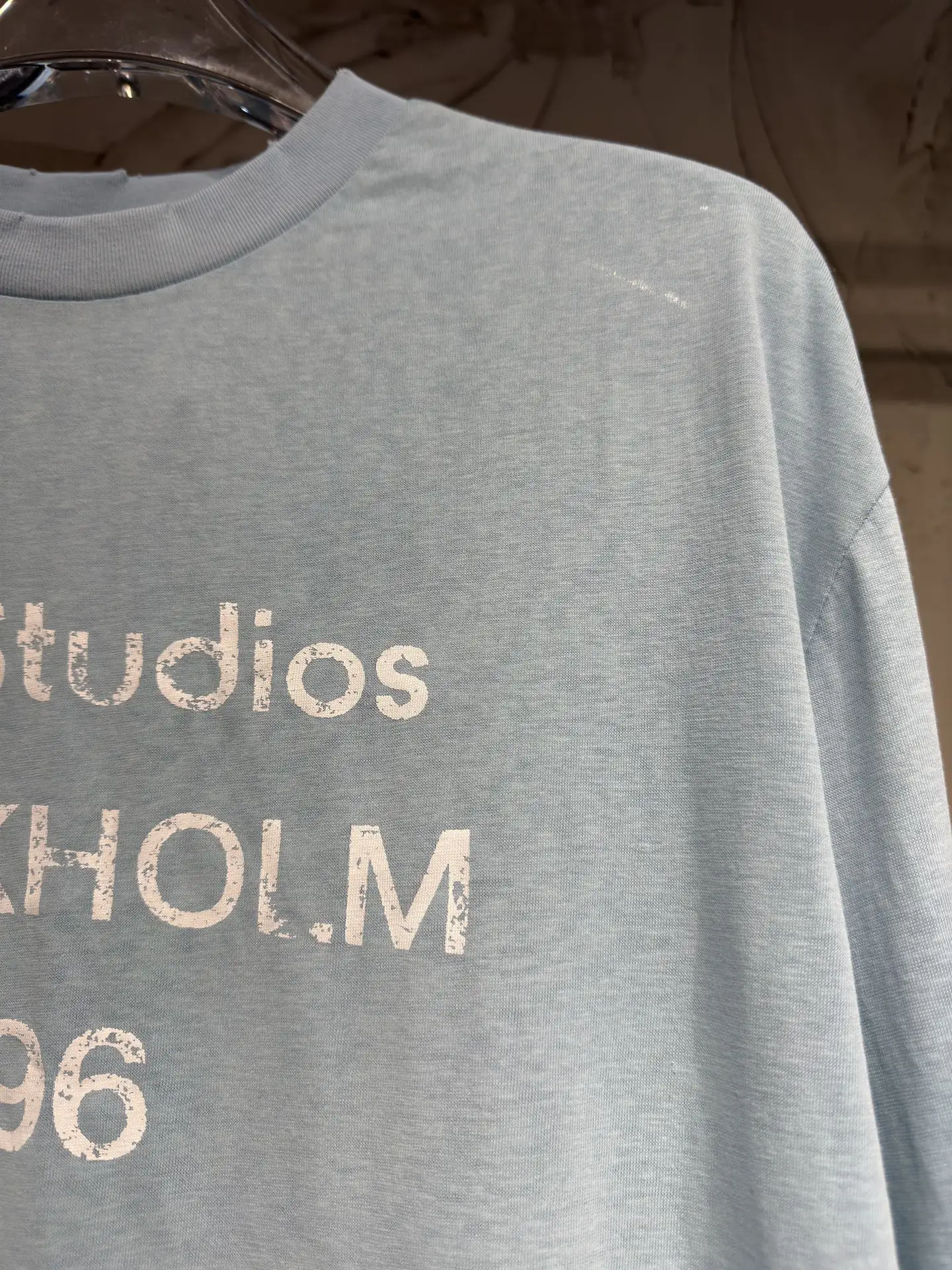 1996 Distressed Long-Sleeve Logo T-Shirt D15024316 — view 5