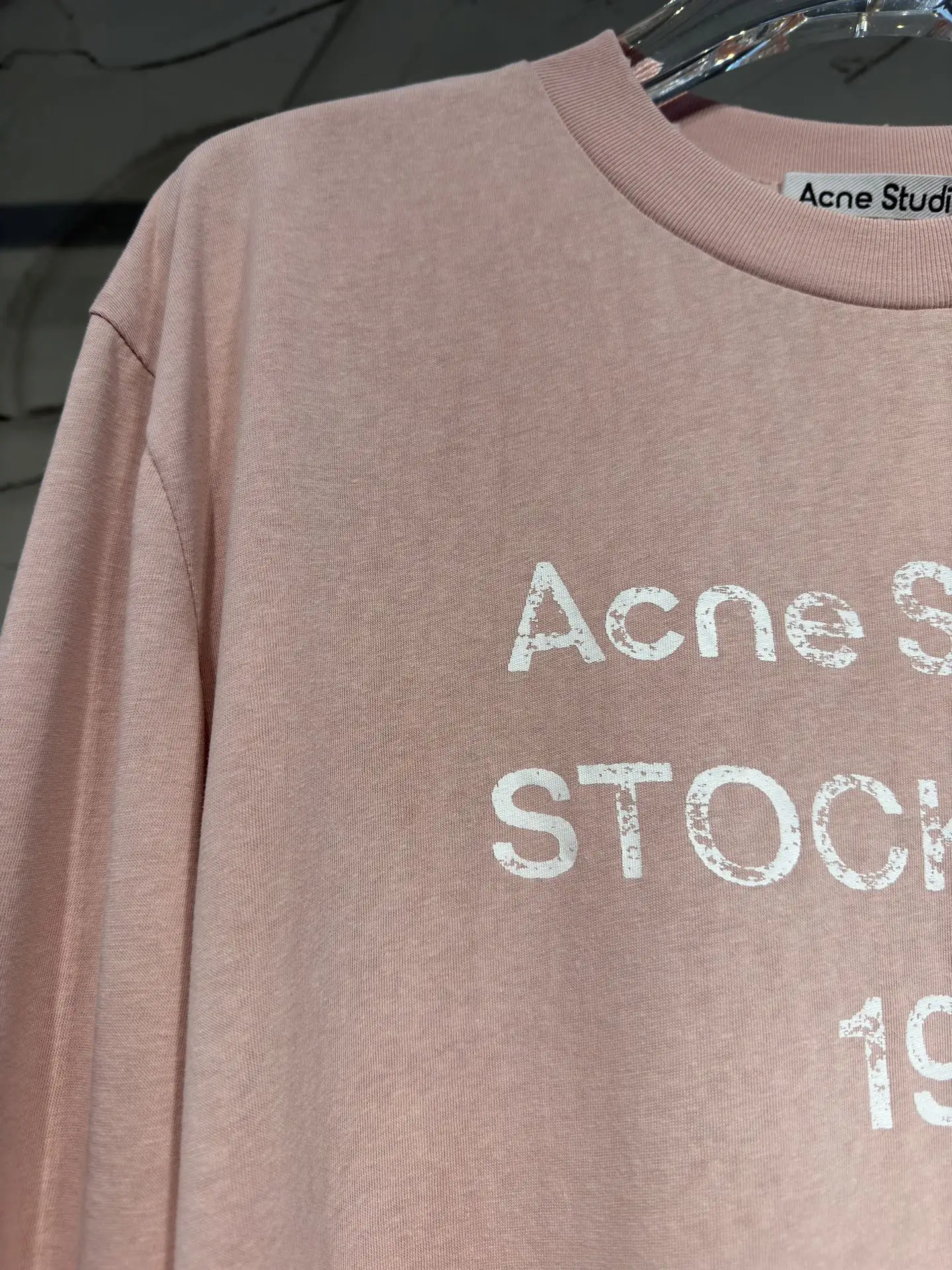 Acne Studios 1996 Logo Long-Sleeve T-Shirt D15024315 — view 4