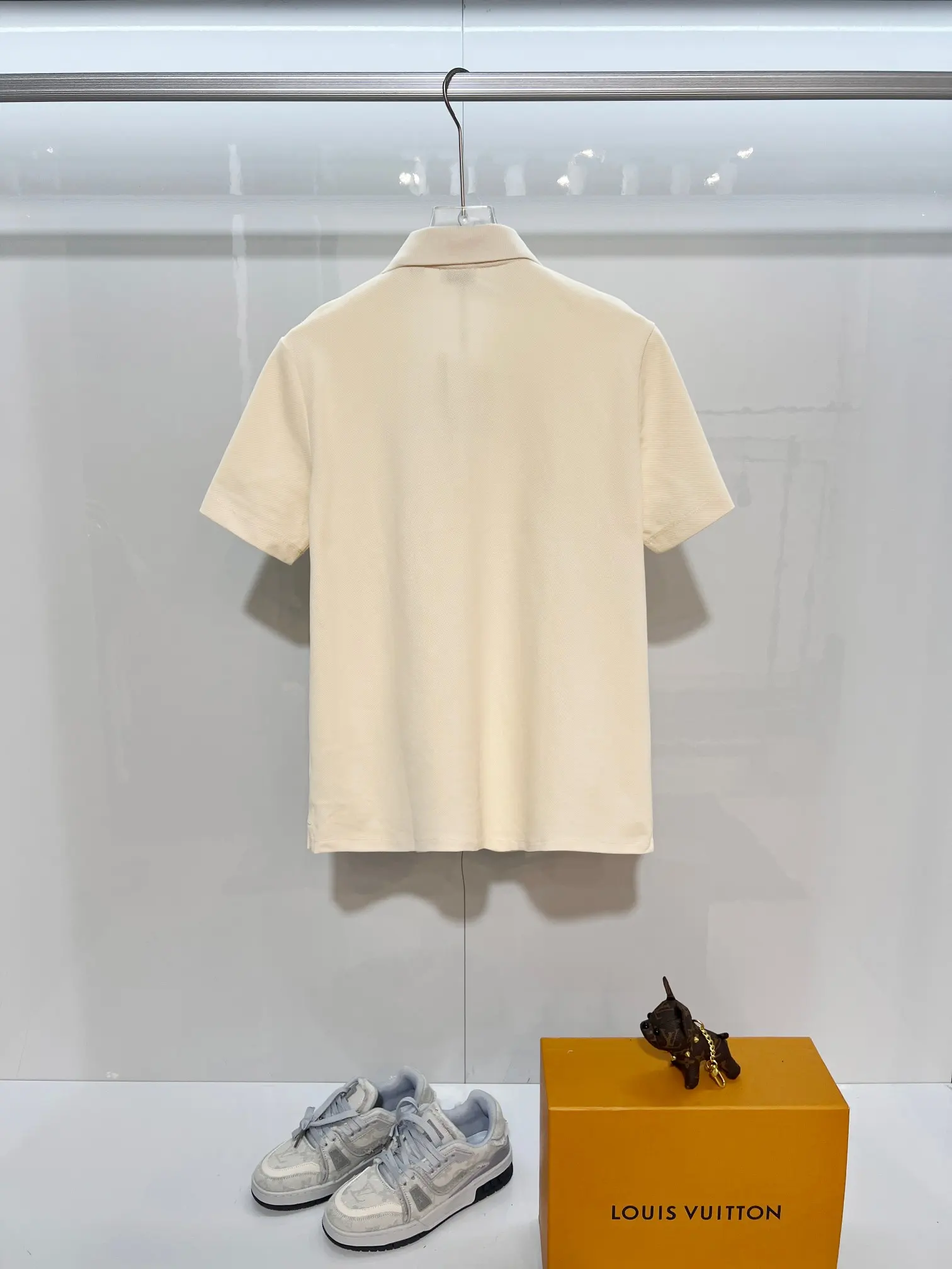 Logo Patch Cotton-Piqué Polo Shirt D15013621 — view 2