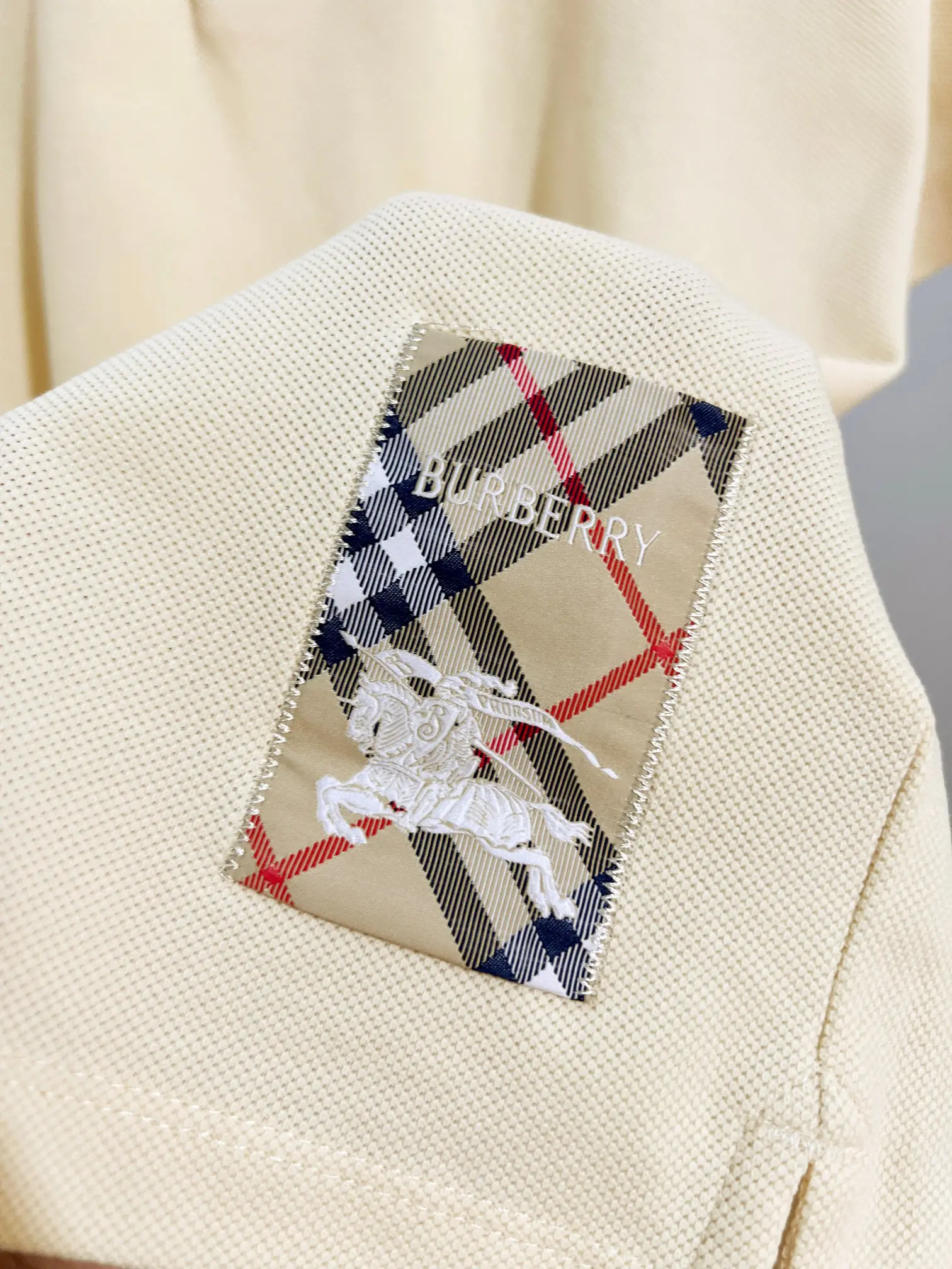 Logo Patch Cotton-Piqué Polo Shirt D15013621 — view 5