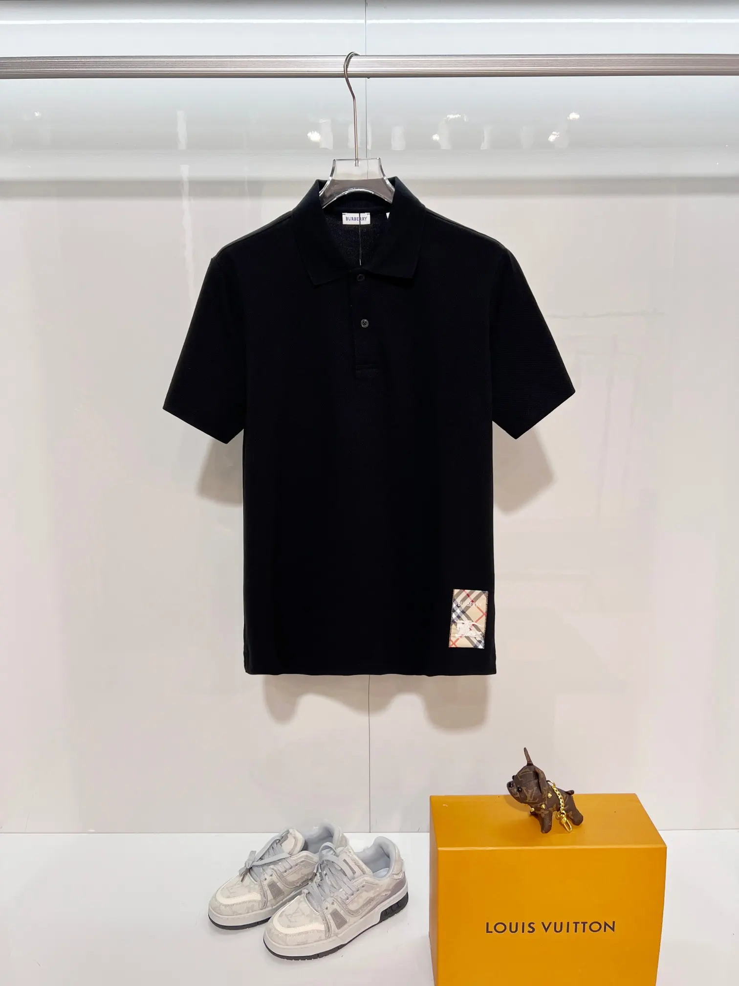 Logo Patch Cotton-Piqué Polo Shirt D15013622