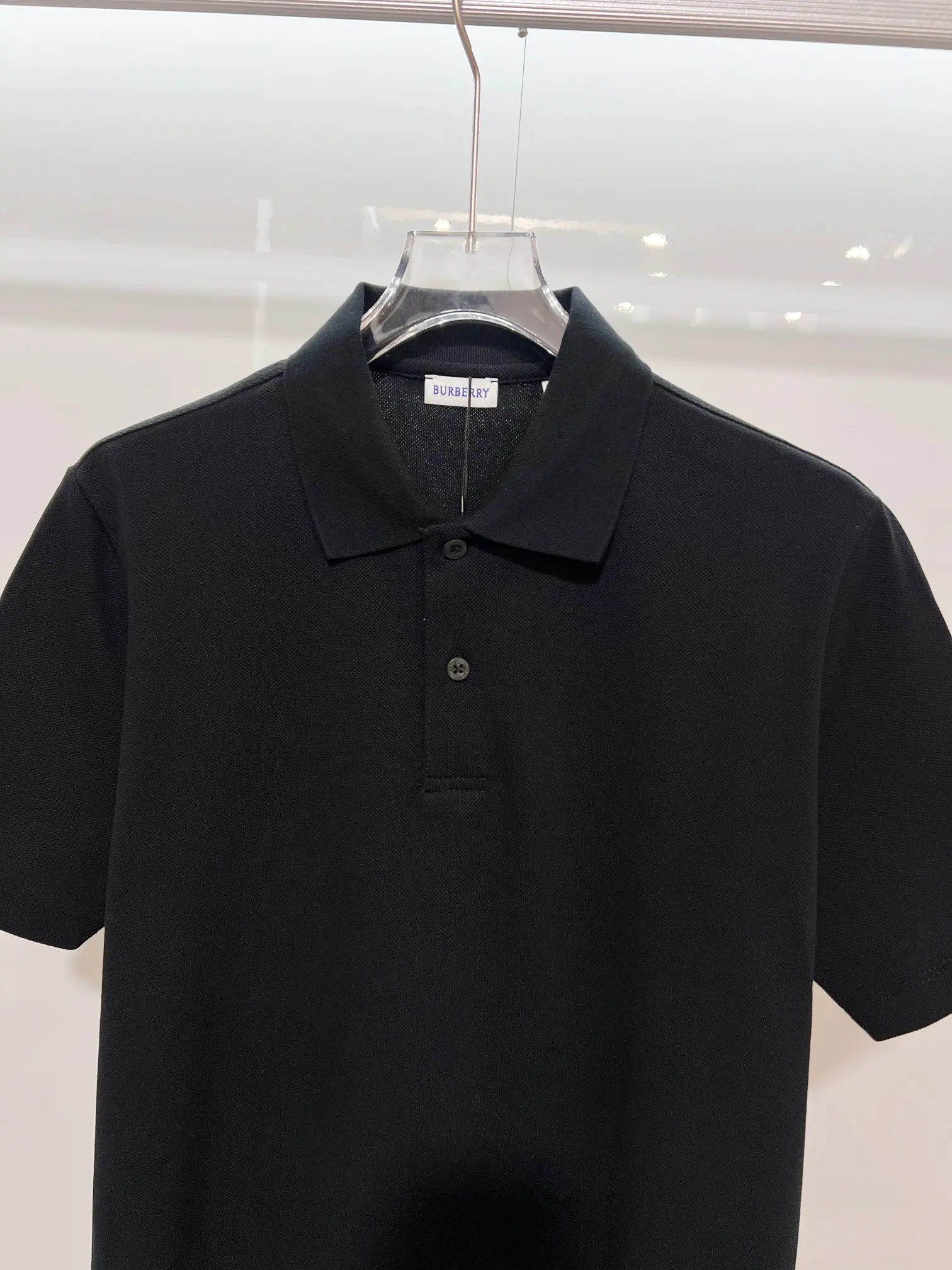 Logo Patch Cotton-Piqué Polo Shirt D15013622 — view 3