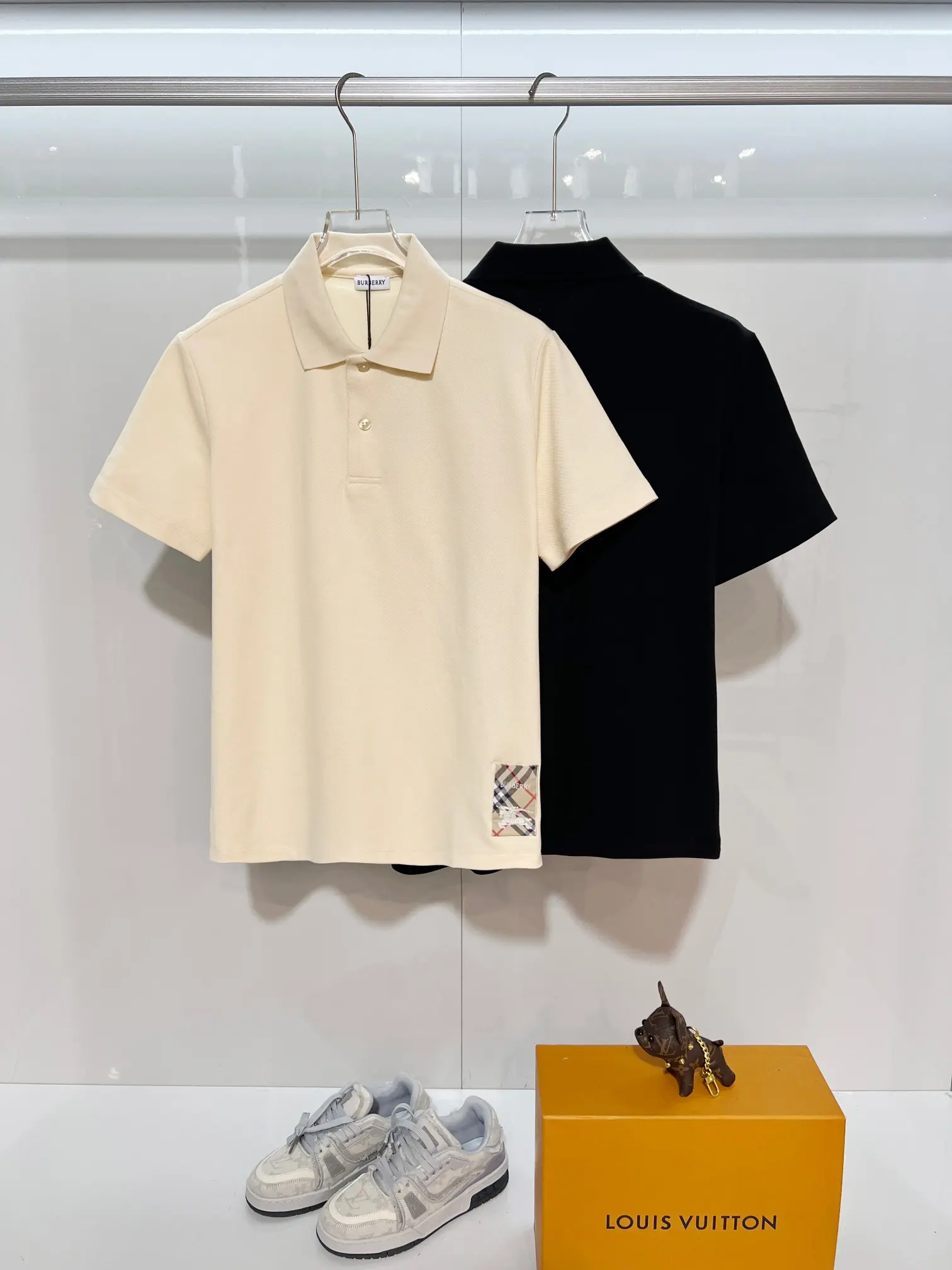 Logo Patch Cotton-Piqué Polo Shirt D15013622 — view 10