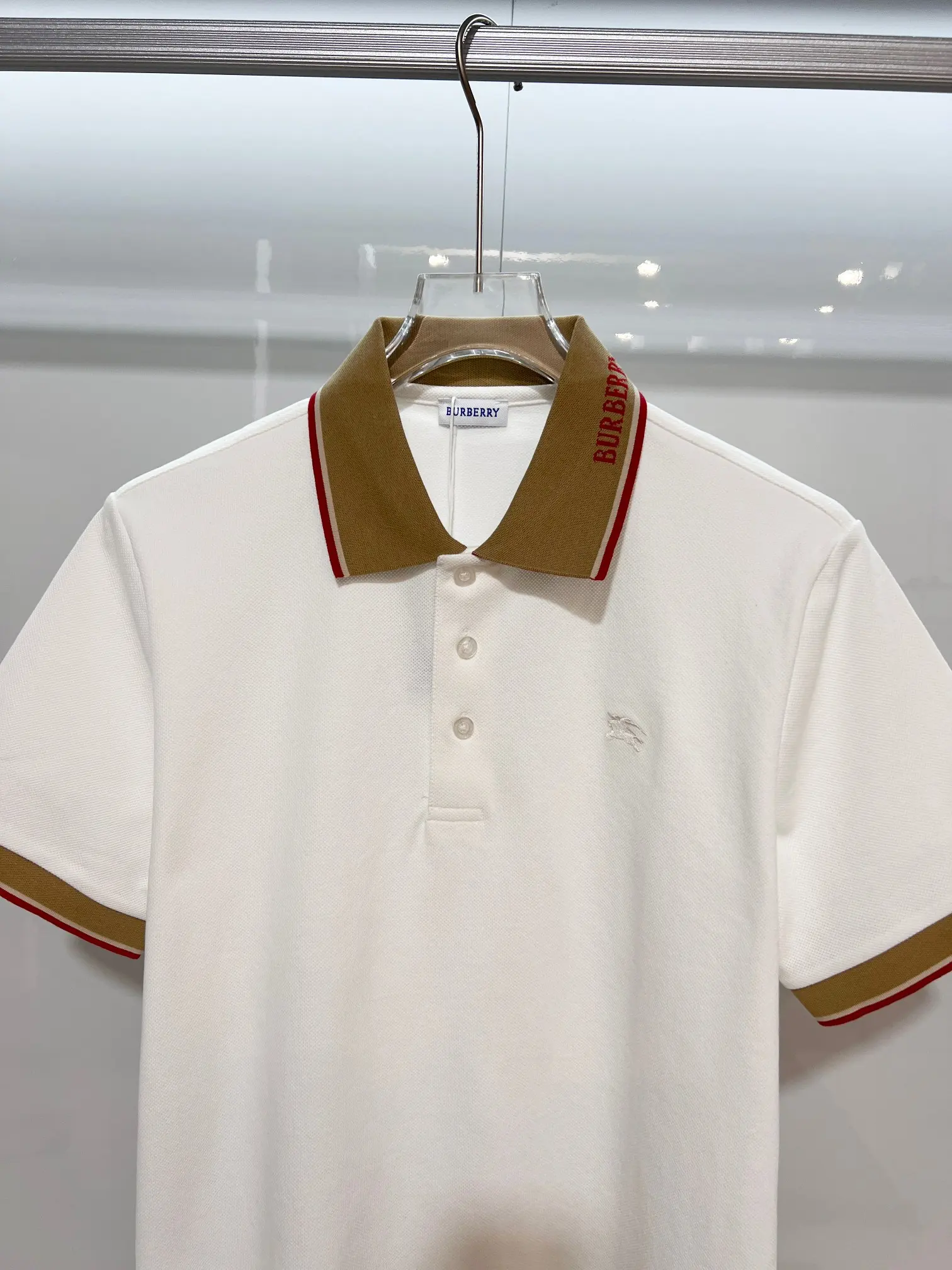 Logo-Embroidered Cotton-Piqué Polo Shirt D15013616 — view 3