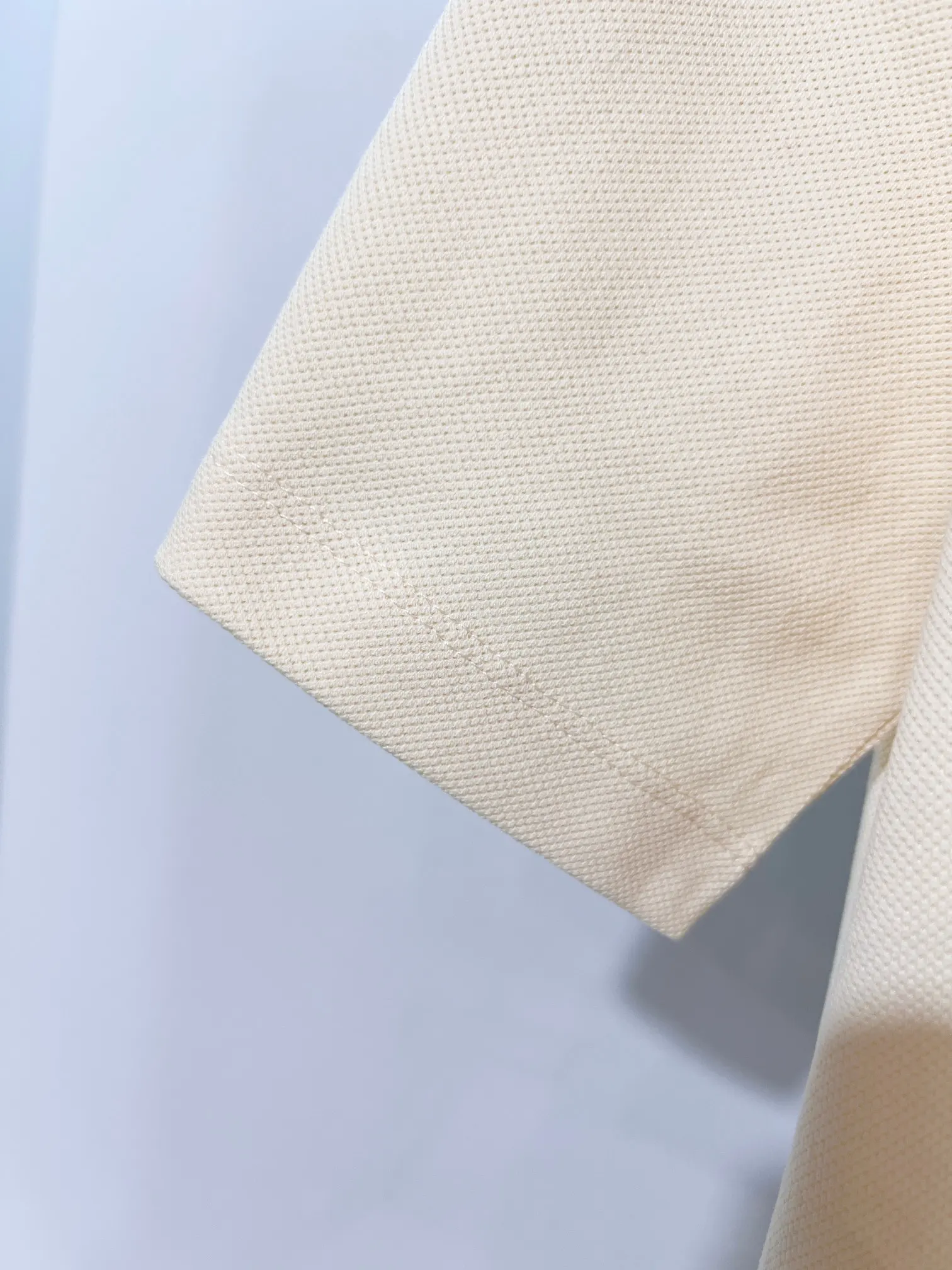 Check-Collar Cotton Piqué Polo Shirt D15013623 — view 8