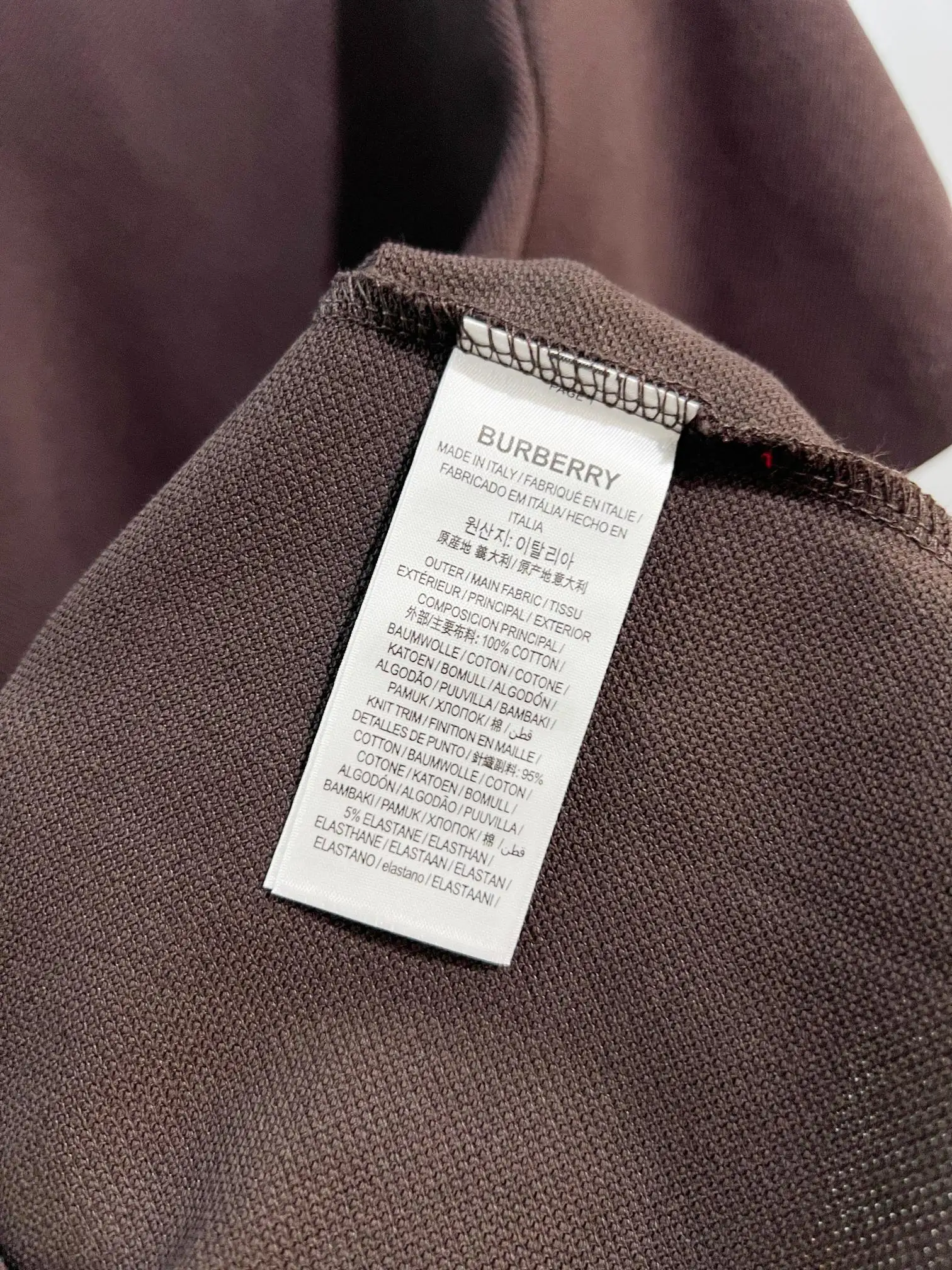 Check-Collar Cotton-Piqué Polo Shirt D15013624 — view 9