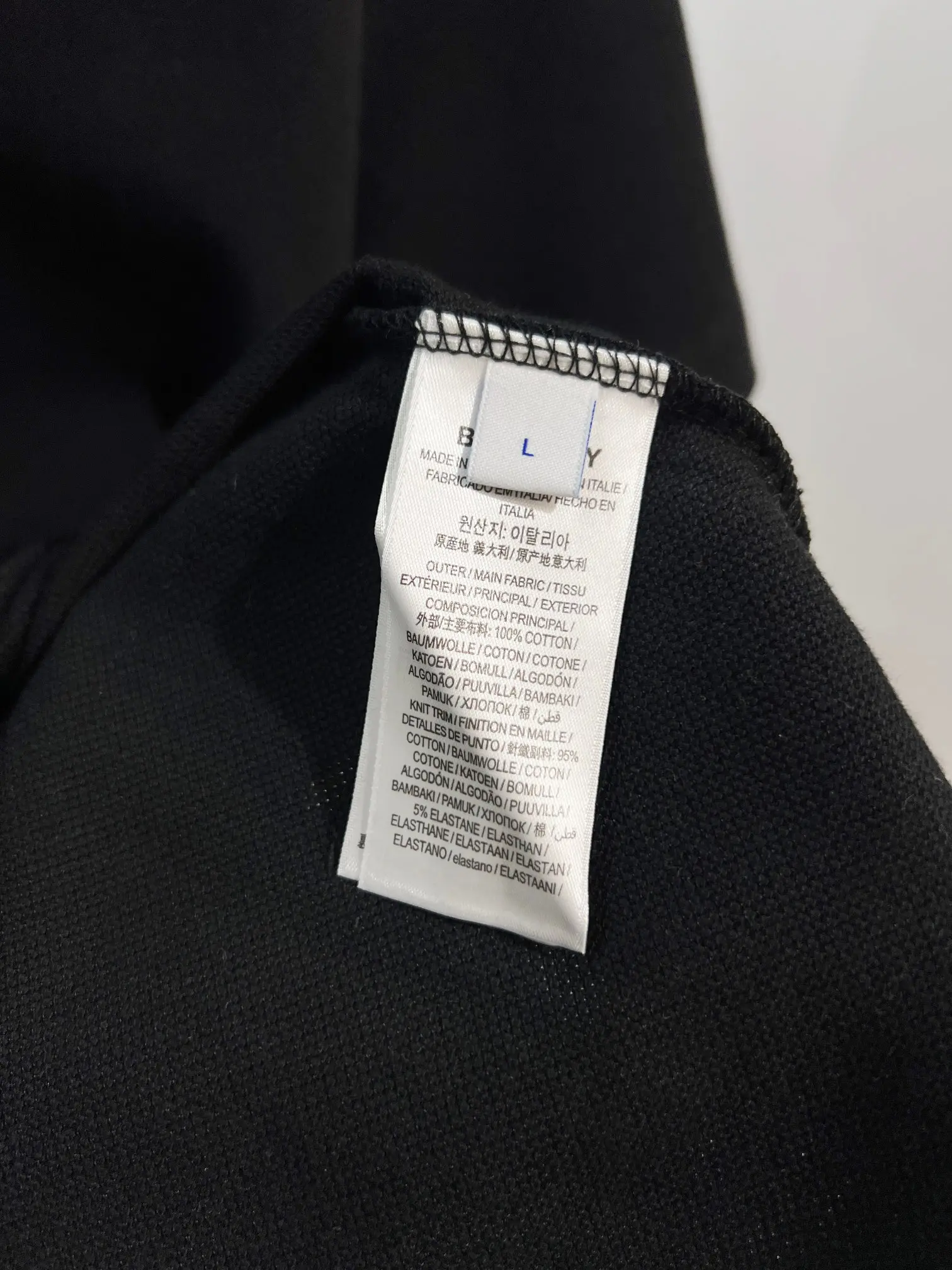 Check-Trim Cotton-Piqué Polo Shirt D15013628 — view 9