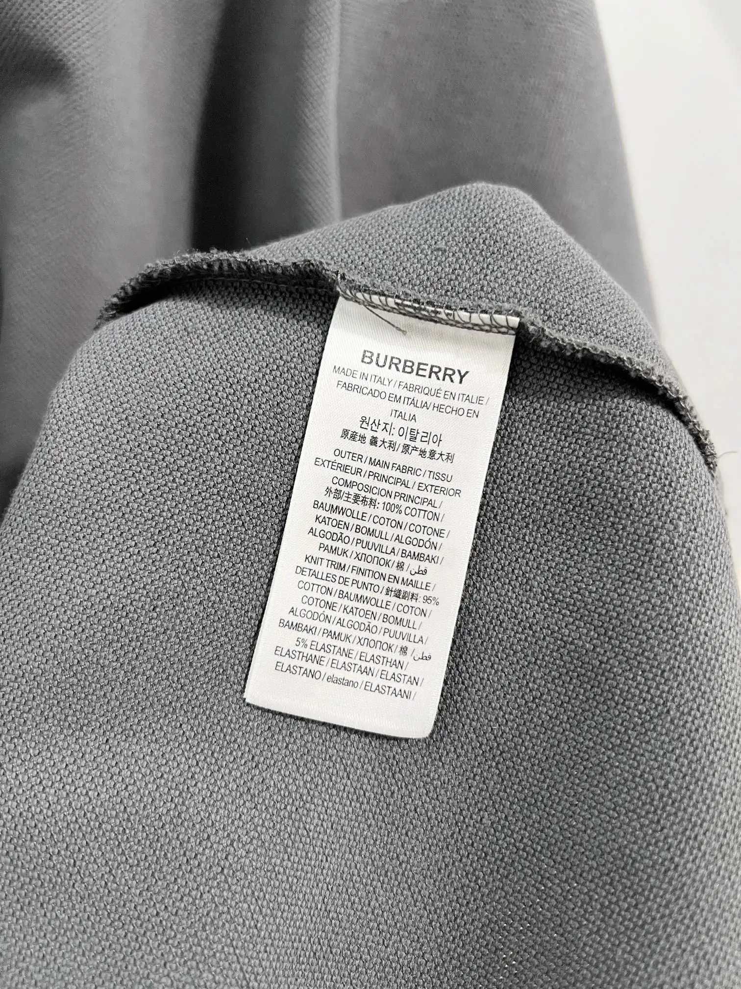 Check-Collar Cotton-Piqué Polo Shirt D15013627 — view 9