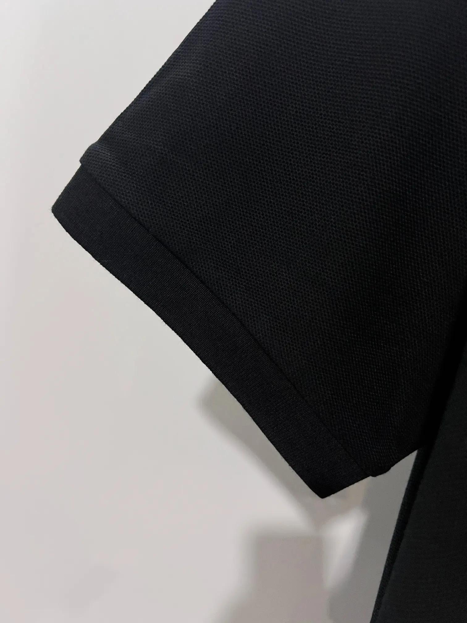 Check-Collar Cotton-Piqué Polo Shirt D15013638 — view 8