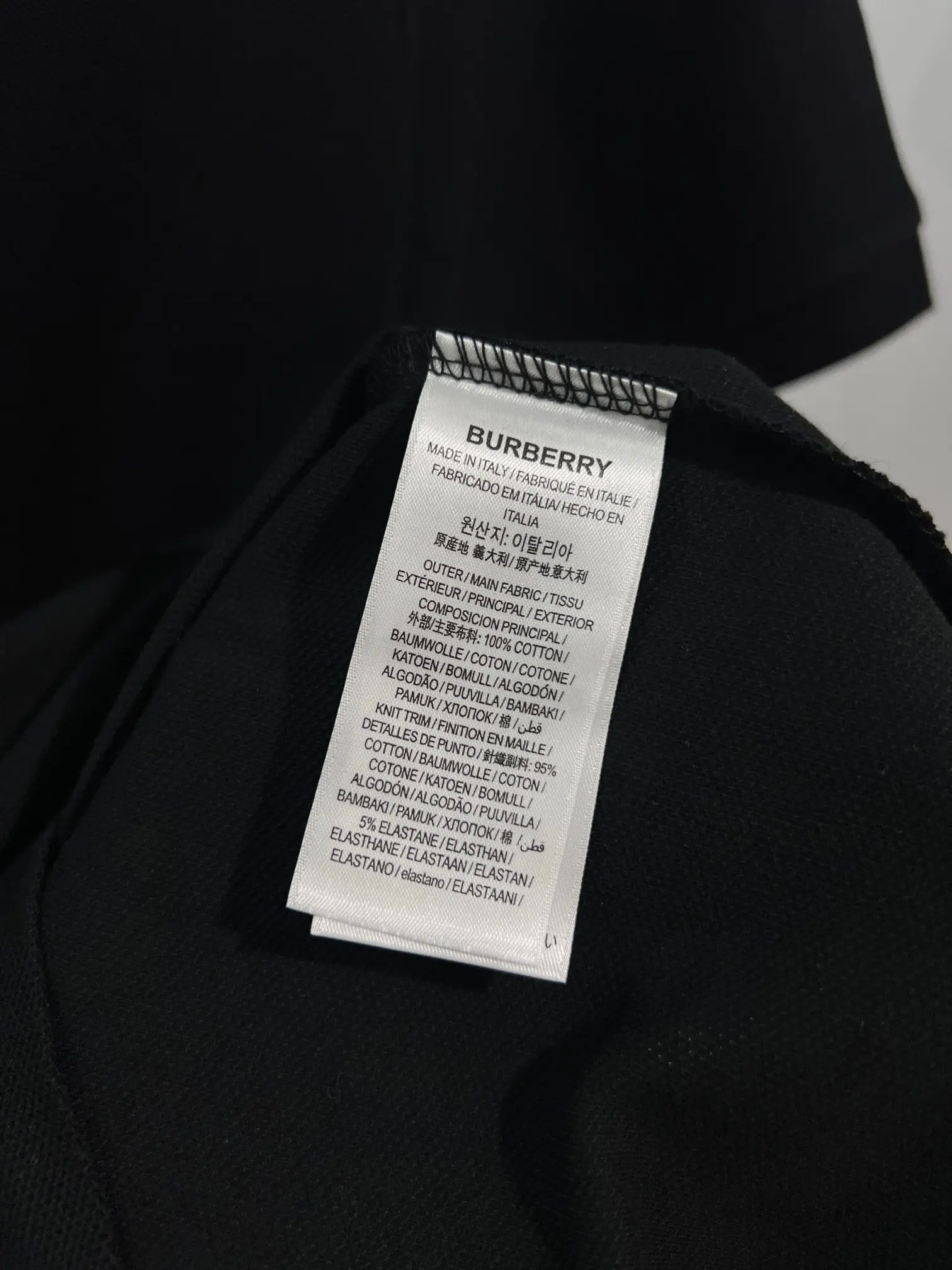 Check-Collar Cotton-Piqué Polo Shirt D15013638 — view 9