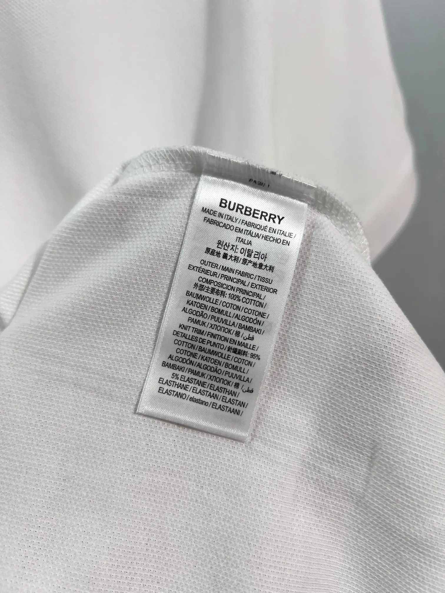 Check-Collar Cotton-Piqué Polo Shirt D15013635 — view 9