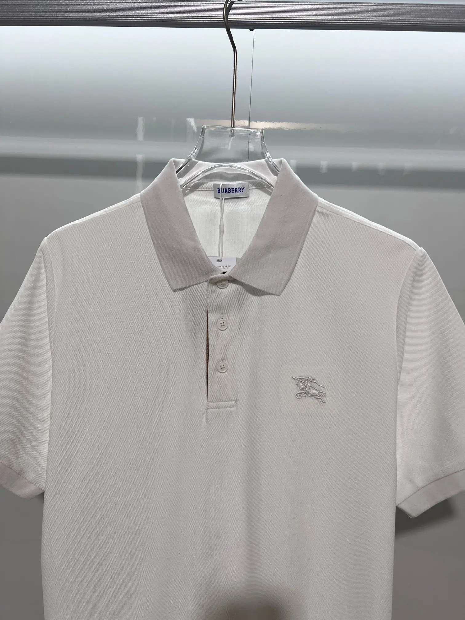 Embroidered Logo Cotton-Piqué Polo Shirt D15013471 — view 3