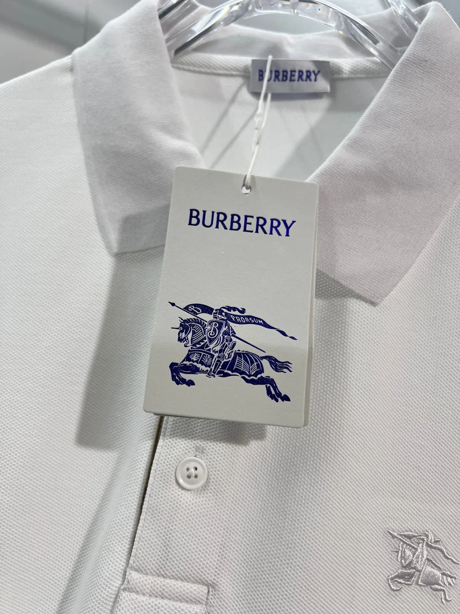 Embroidered Logo Cotton-Piqué Polo Shirt D15013471 — view 4