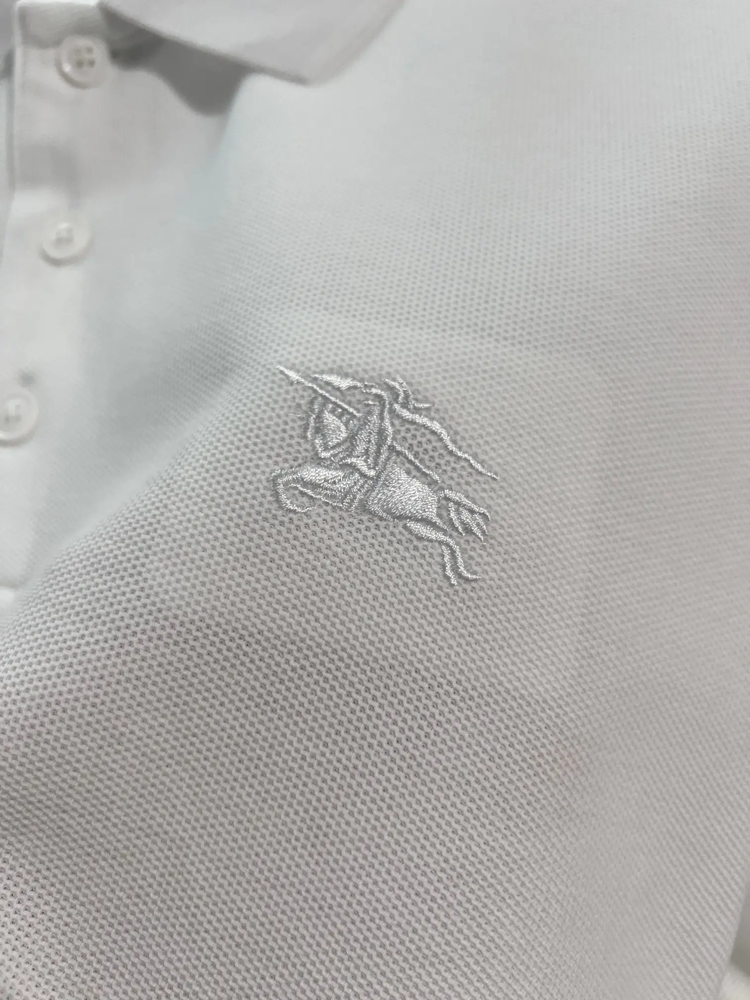 Embroidered Logo Cotton-Piqué Polo Shirt D15013471 — view 5