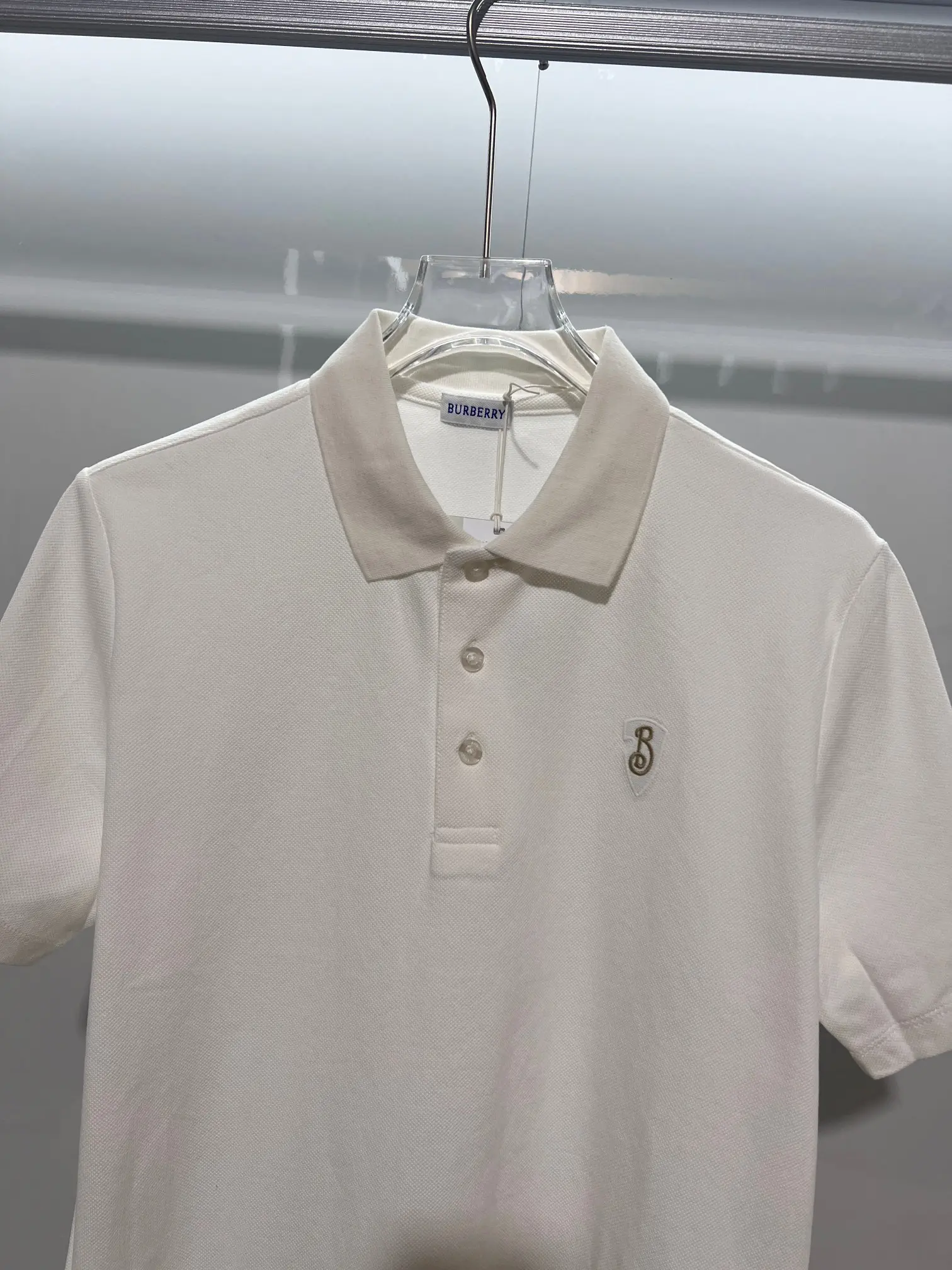 Logo-Embroidered Cotton-Piqué Polo Shirt D15013473 — view 3