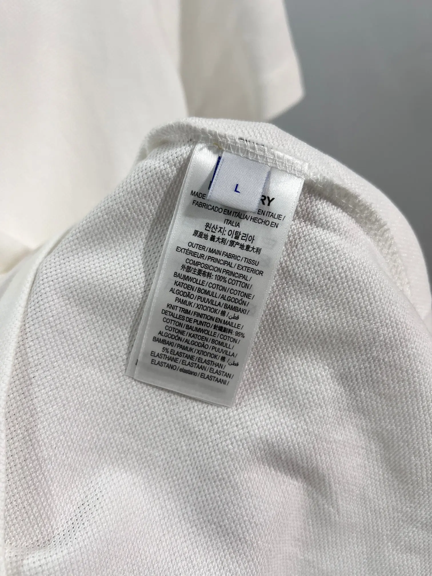 Logo-Embroidered Cotton-Piqué Polo Shirt D15013473 — view 10