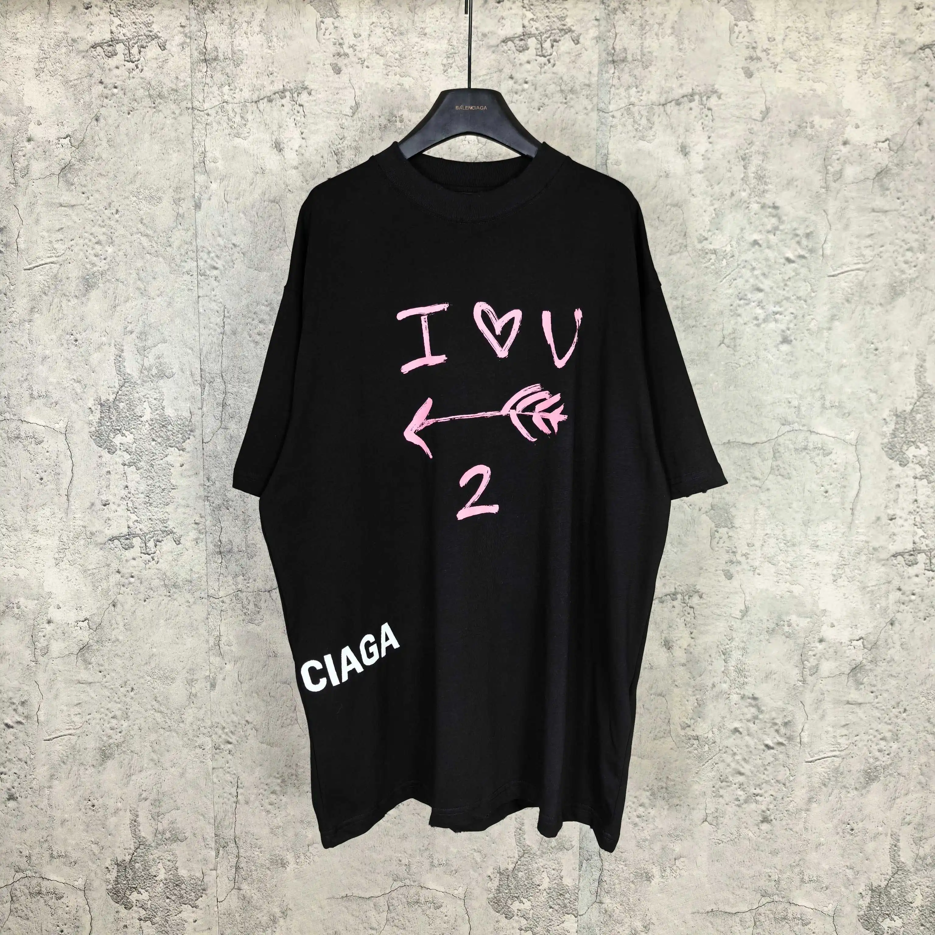 I Love U Medium Fit Graphic T-Shirt D15024490
