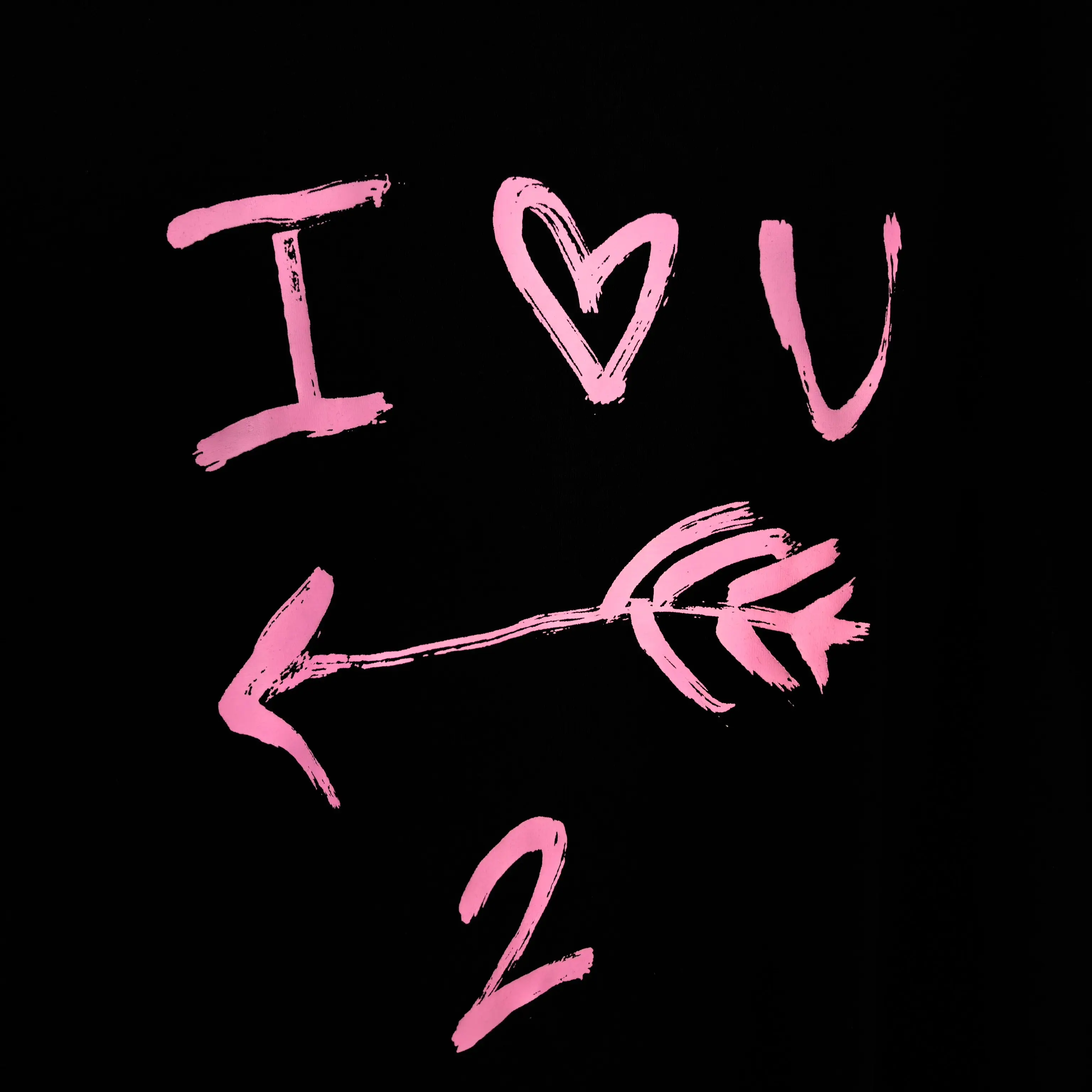 I Love U Medium Fit Graphic T-Shirt D15024490 — view 8