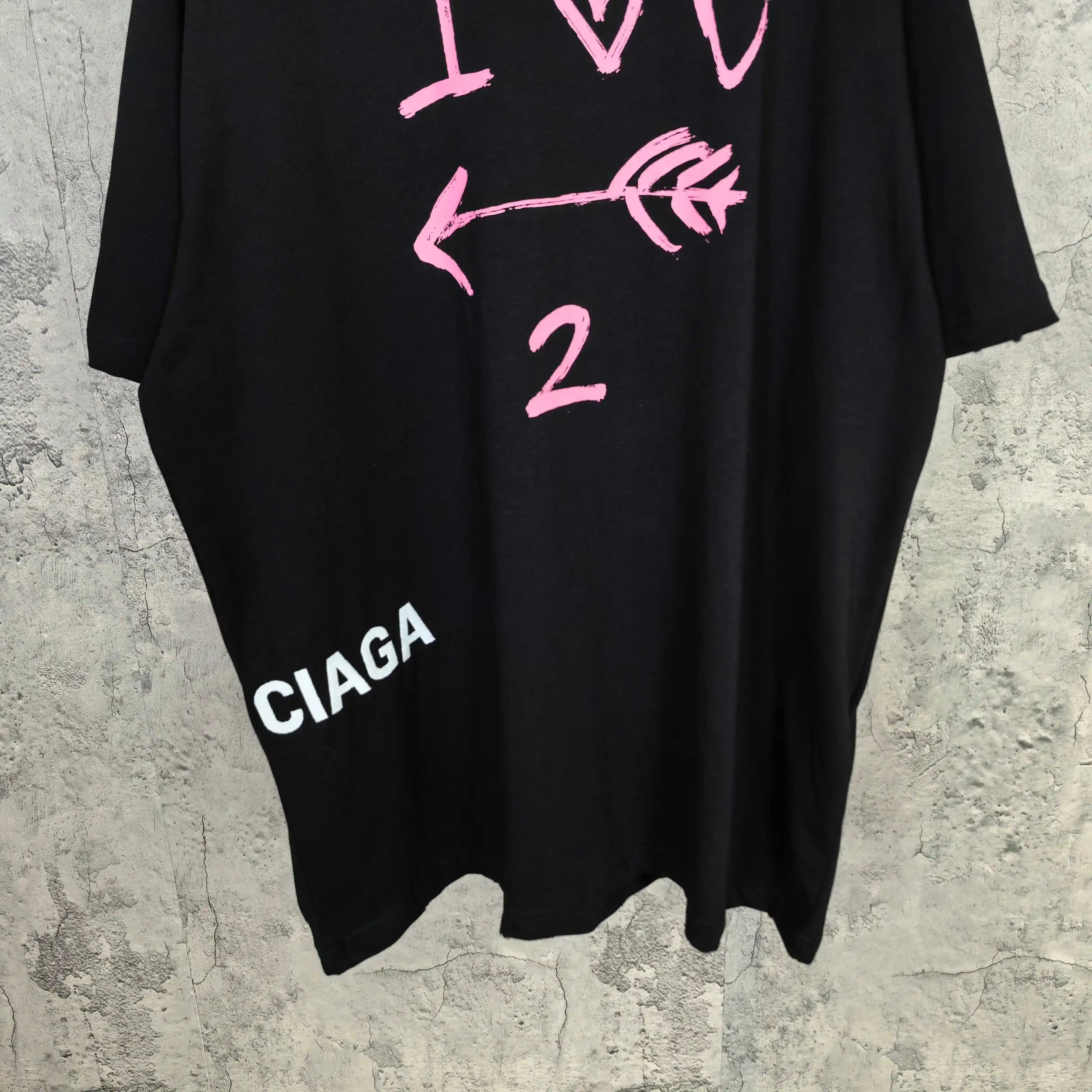 I Love U Medium Fit Graphic T-Shirt D15024490 — view 10