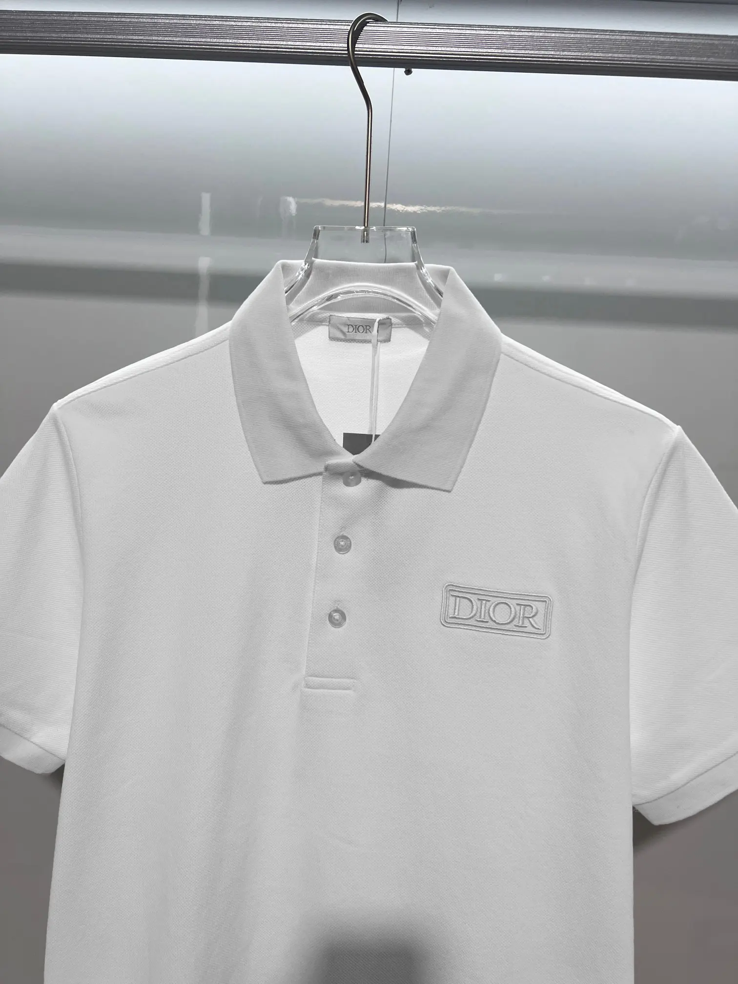 Logo-Embroidered Cotton-Piqué Polo Shirt D15013639 — view 3