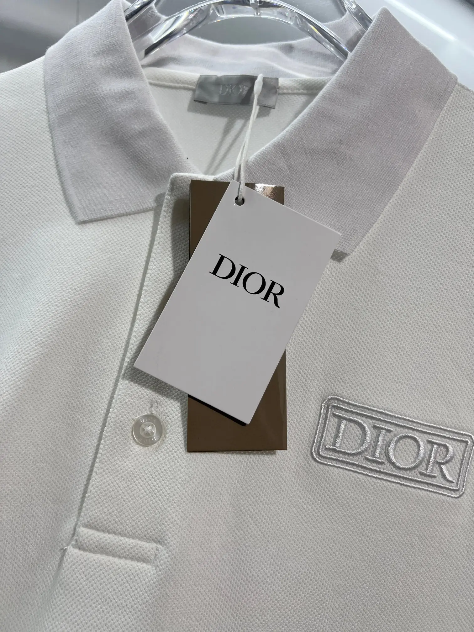 Logo-Embroidered Cotton-Piqué Polo Shirt D15013639 — view 4