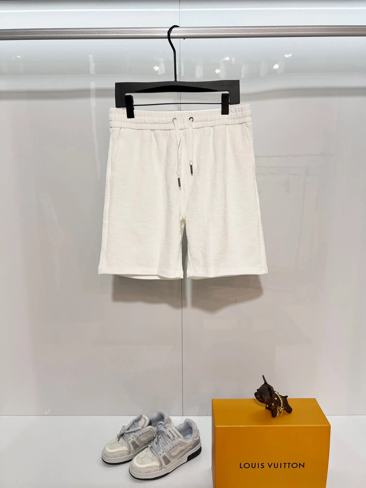 Oblique Jacquard Cotton Jersey Shorts D15013613