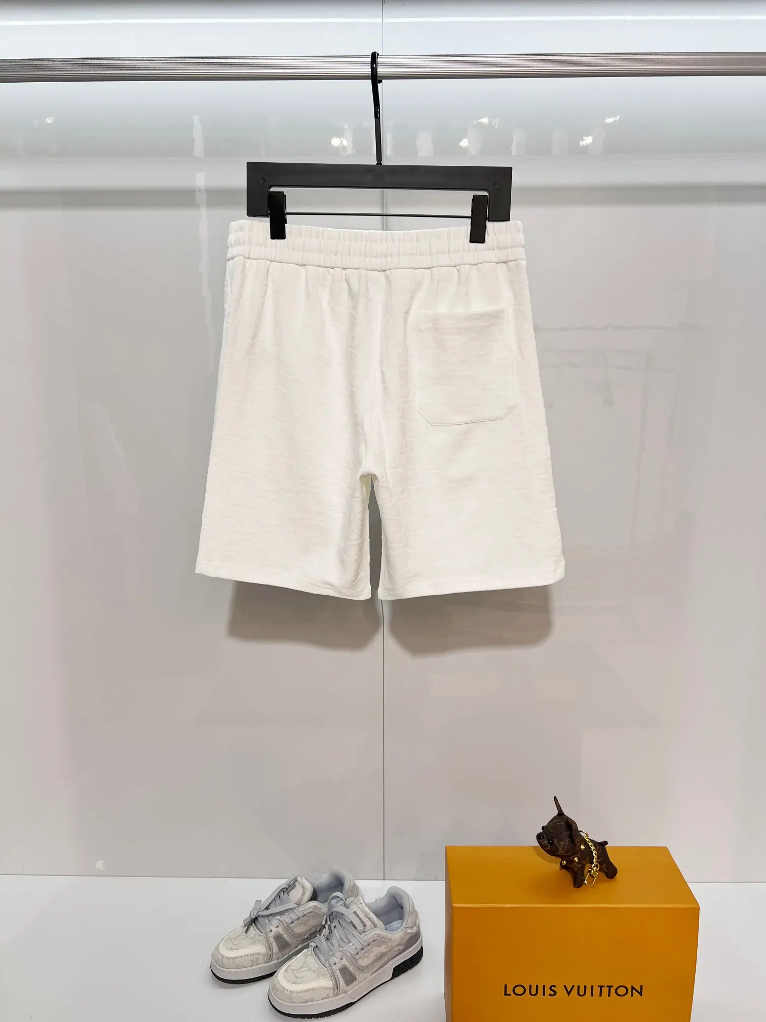 Oblique Jacquard Cotton Jersey Shorts D15013613 — view 2