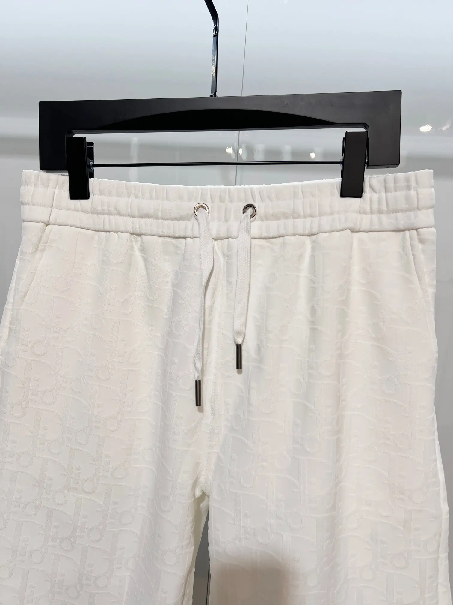 Oblique Jacquard Cotton Jersey Shorts D15013613 — view 3