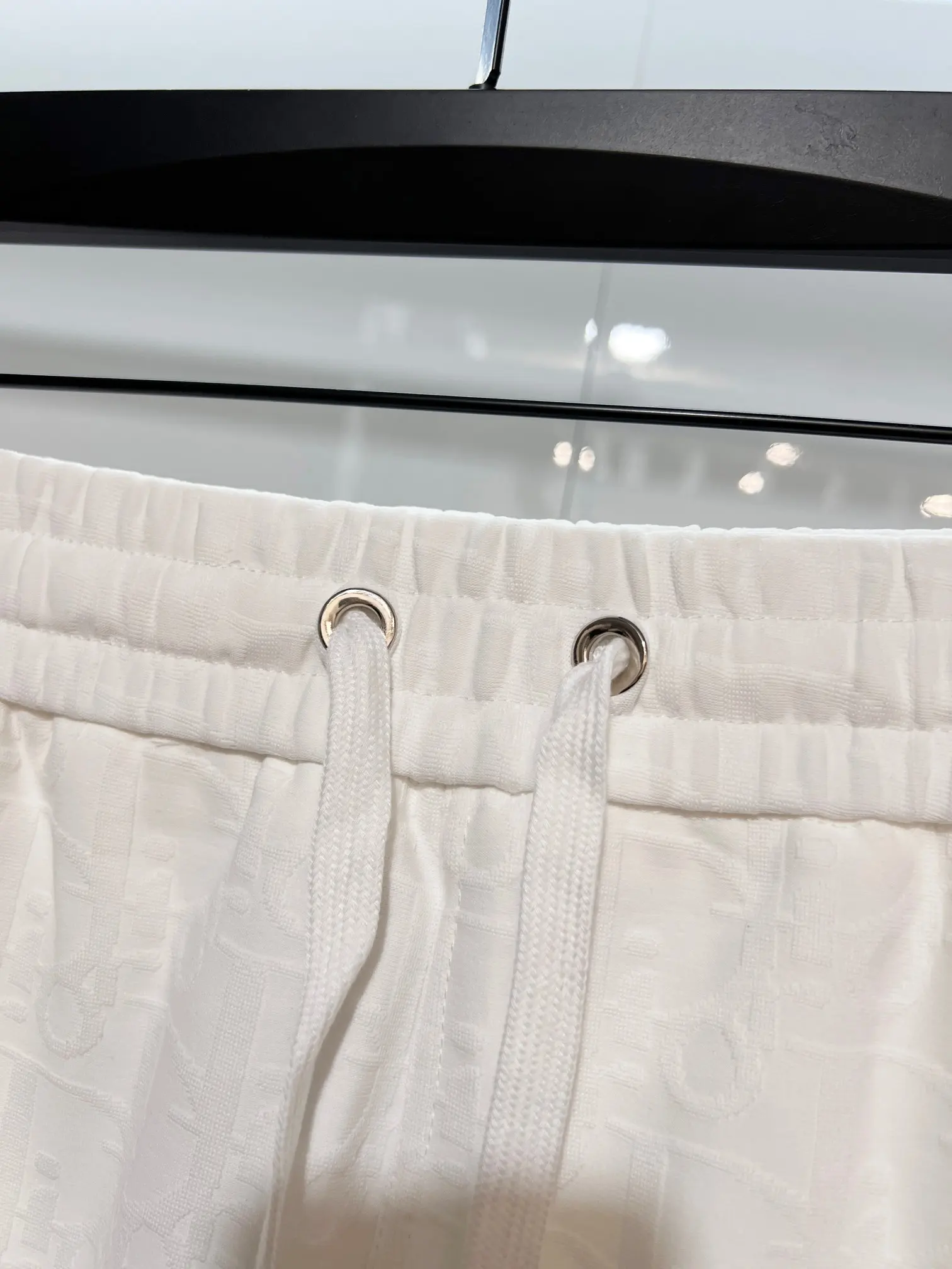 Oblique Jacquard Cotton Jersey Shorts D15013613 — view 7