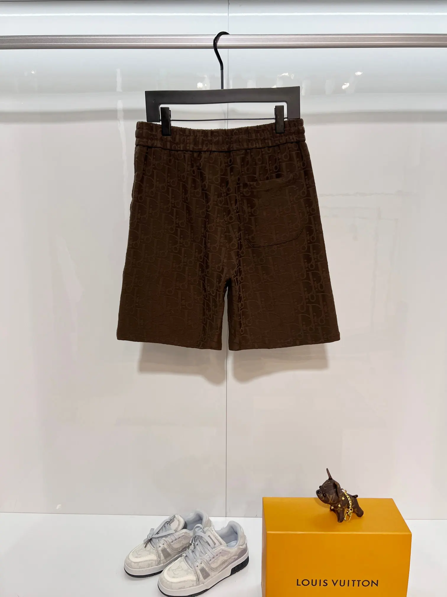 Oblique Jacquard Drawstring Shorts D15013614 — view 2