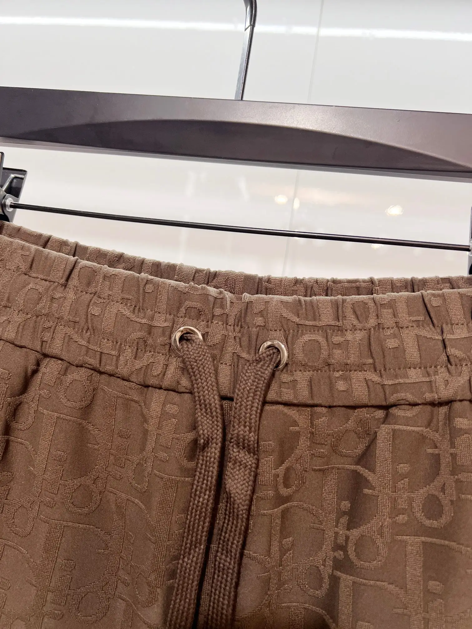 Oblique Jacquard Drawstring Shorts D15013614 — view 7