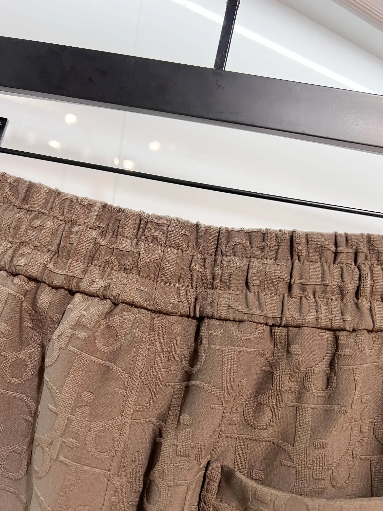 Oblique Jacquard Drawstring Shorts D15013614 — view 8