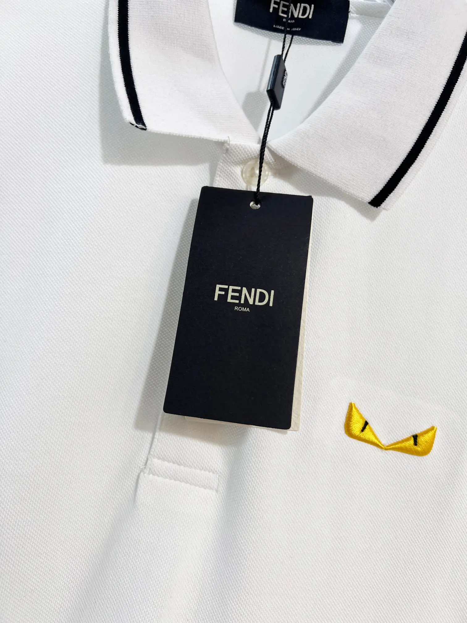 Bag Bugs Embroidered Cotton-Pique Polo Shirt D15013629 — view 4