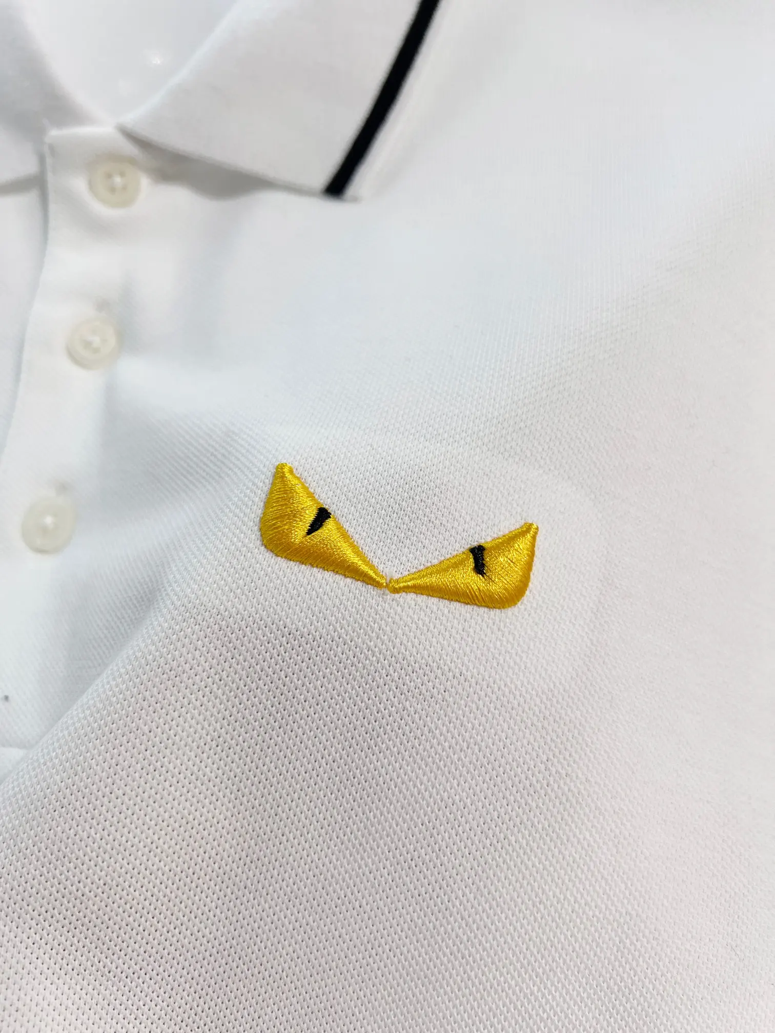 Bag Bugs Embroidered Cotton-Pique Polo Shirt D15013629 — view 5