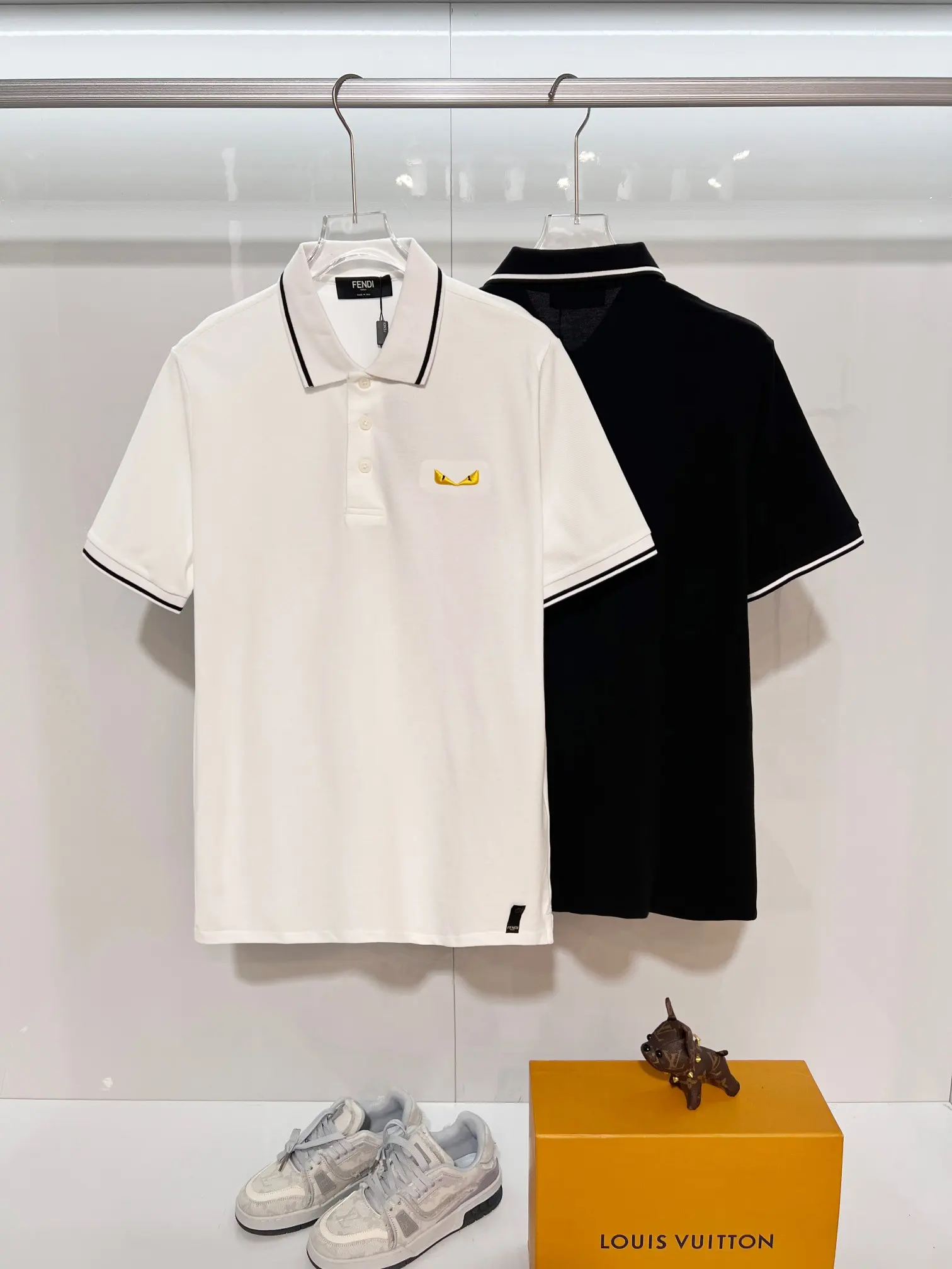 Bag Bugs Embroidered Cotton-Pique Polo Shirt D15013629 — view 11