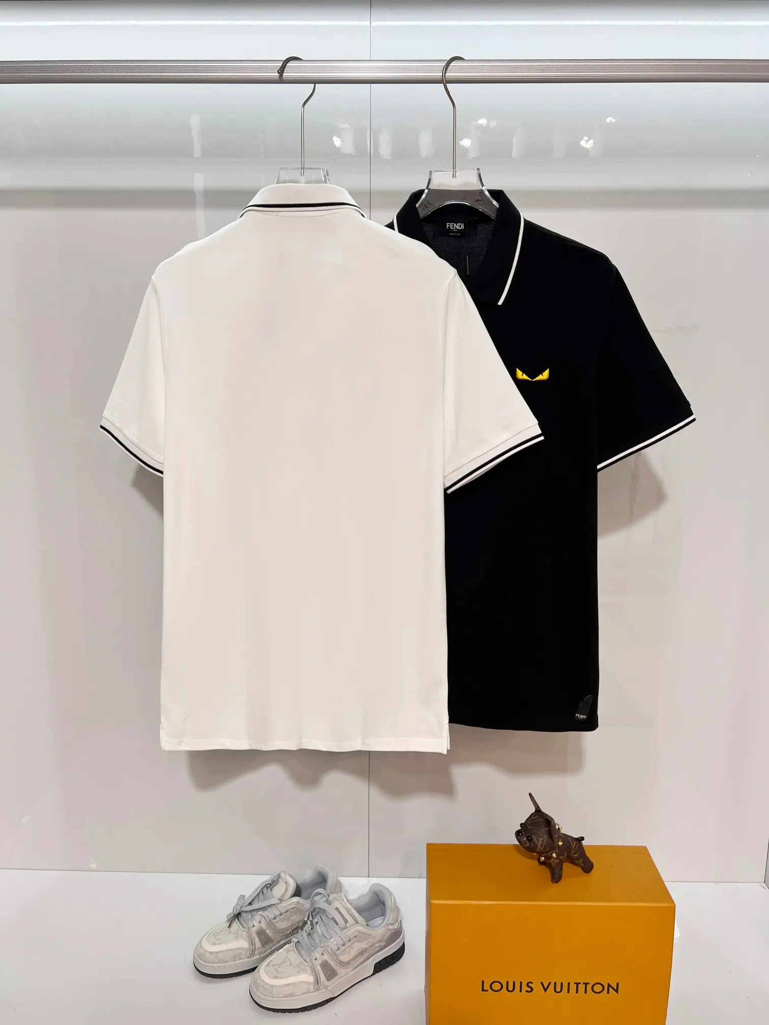 Bag Bugs Embroidered Cotton-Pique Polo Shirt D15013629 — view 12