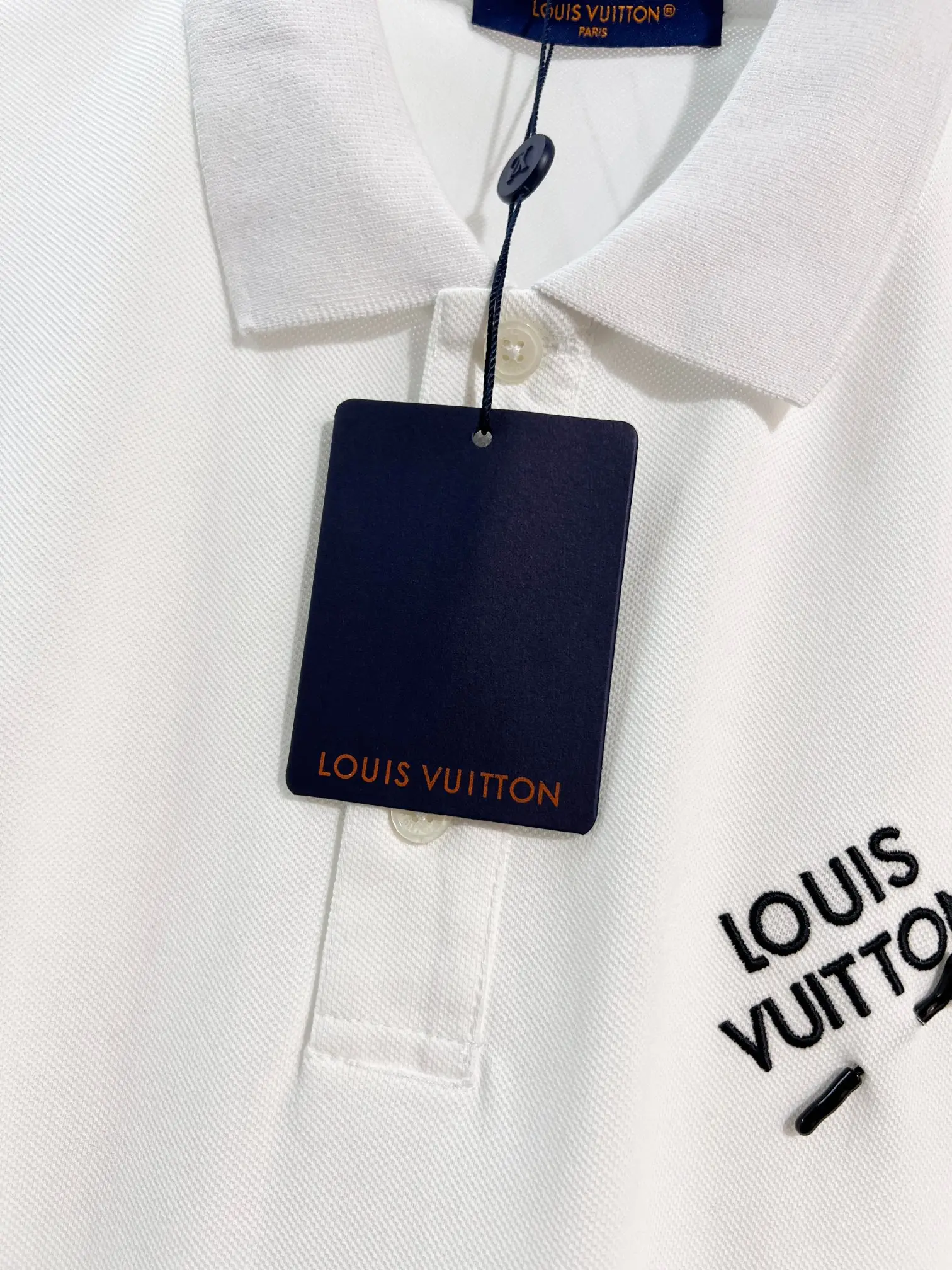 Embroidered Logo Cotton-Piqué Polo Shirt D15013631 — view 4