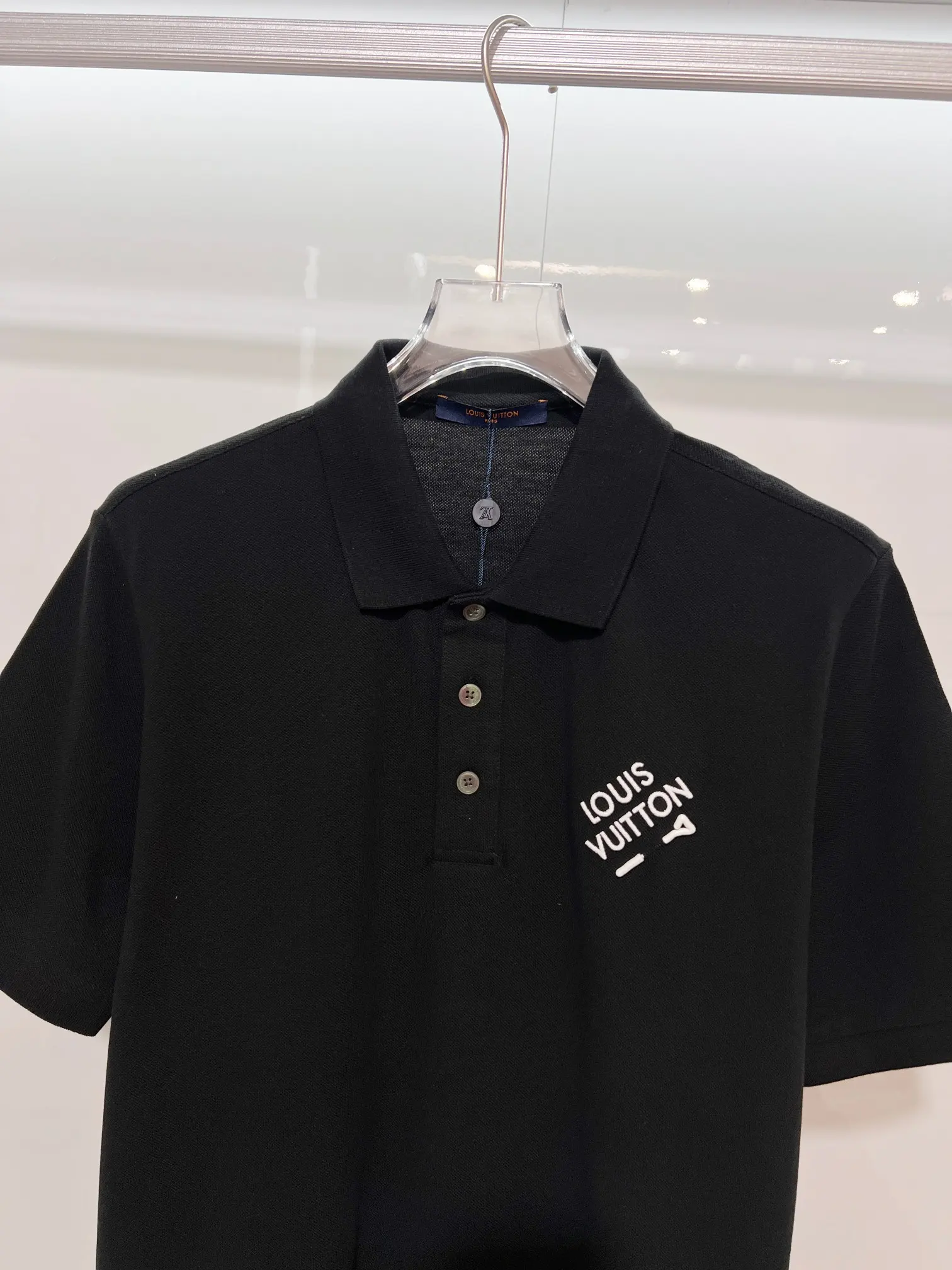 Embroidered Logo Cotton-Piqué Polo Shirt D15013632 — view 3