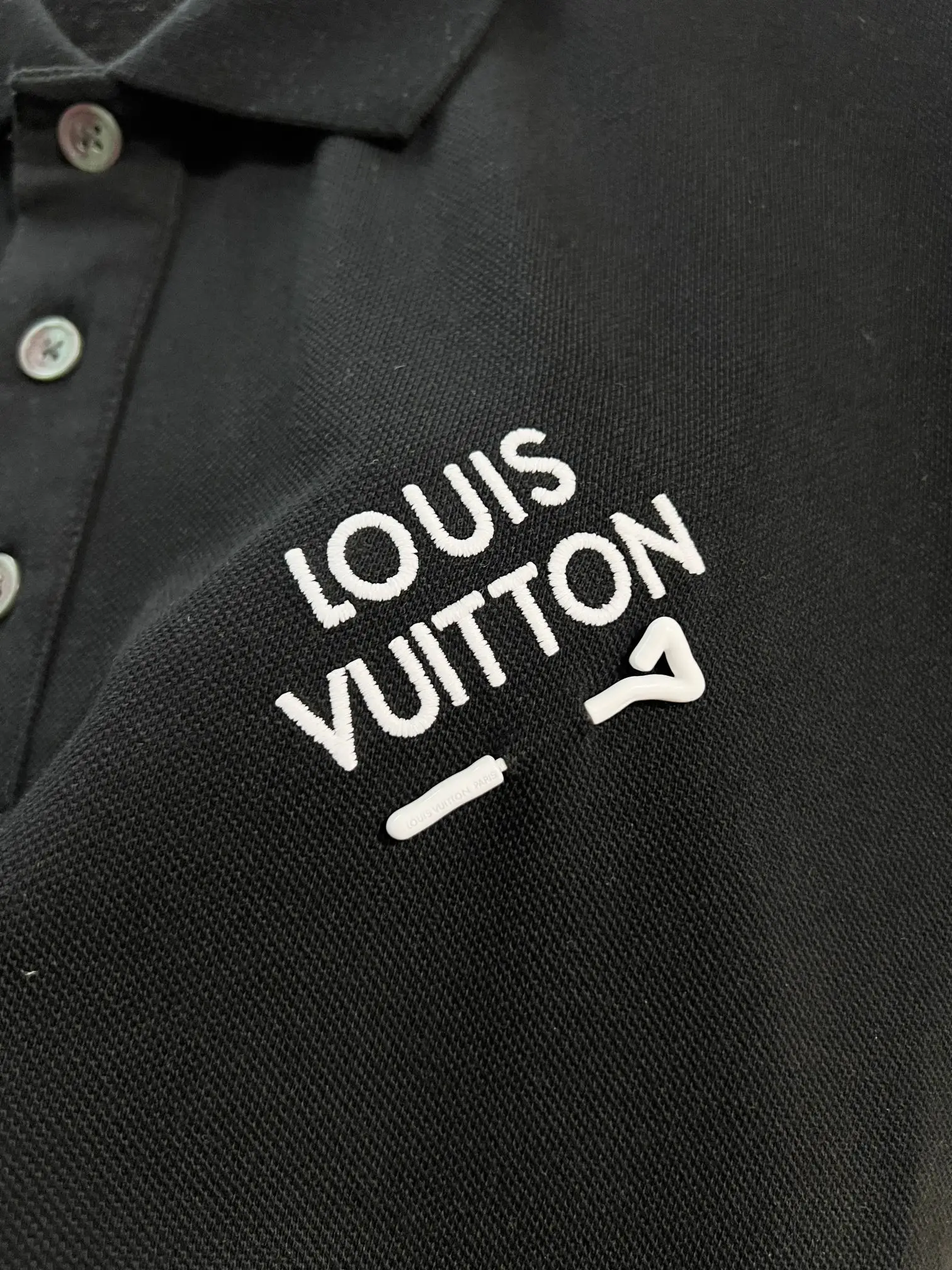Embroidered Logo Cotton-Piqué Polo Shirt D15013632 — view 5