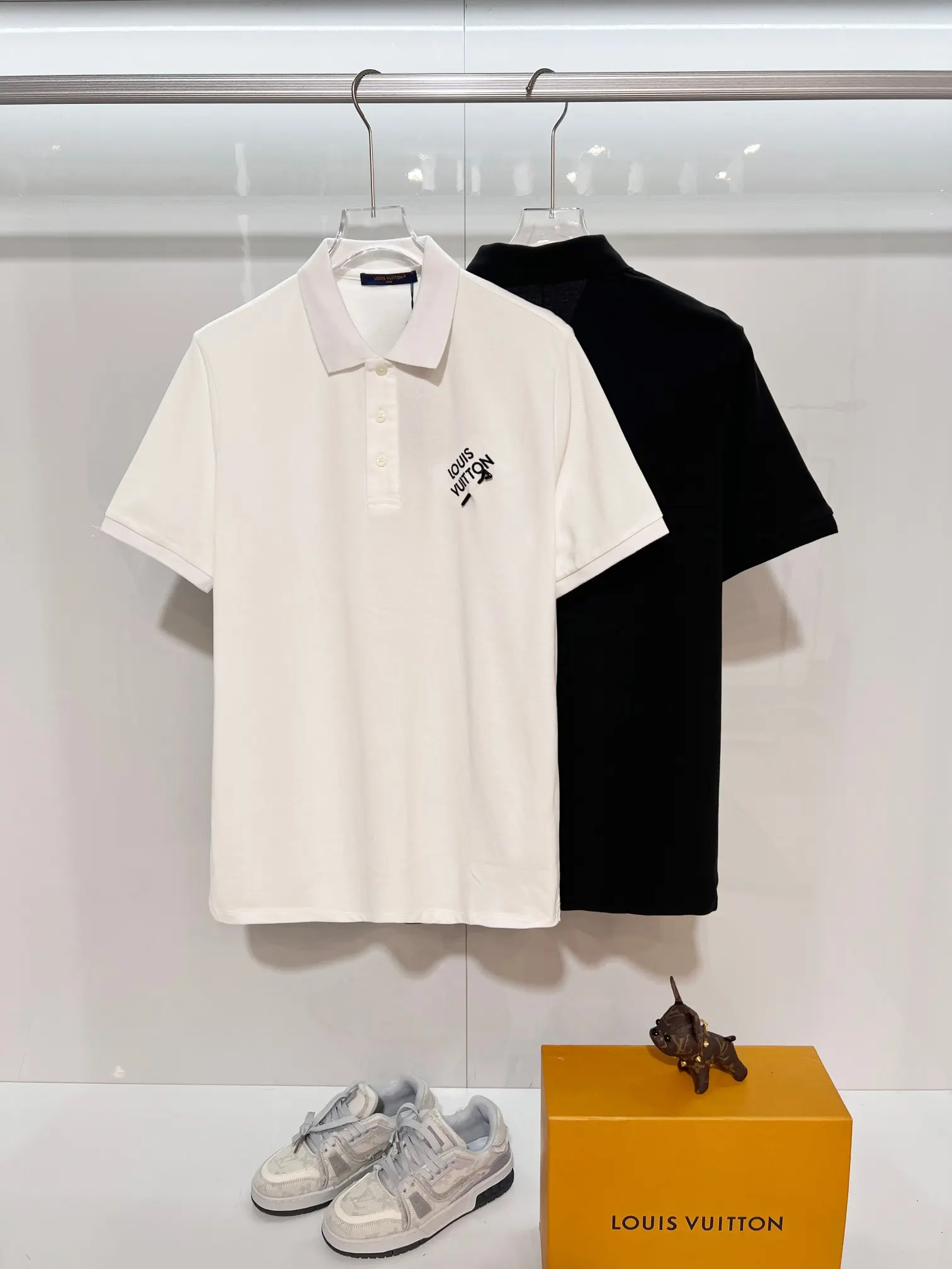 Embroidered Logo Cotton-Piqué Polo Shirt D15013632 — view 11